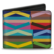 Bi-Fold Wallet - Geometric10 Multi Color Bi-Fold Wallets Buckle-Down