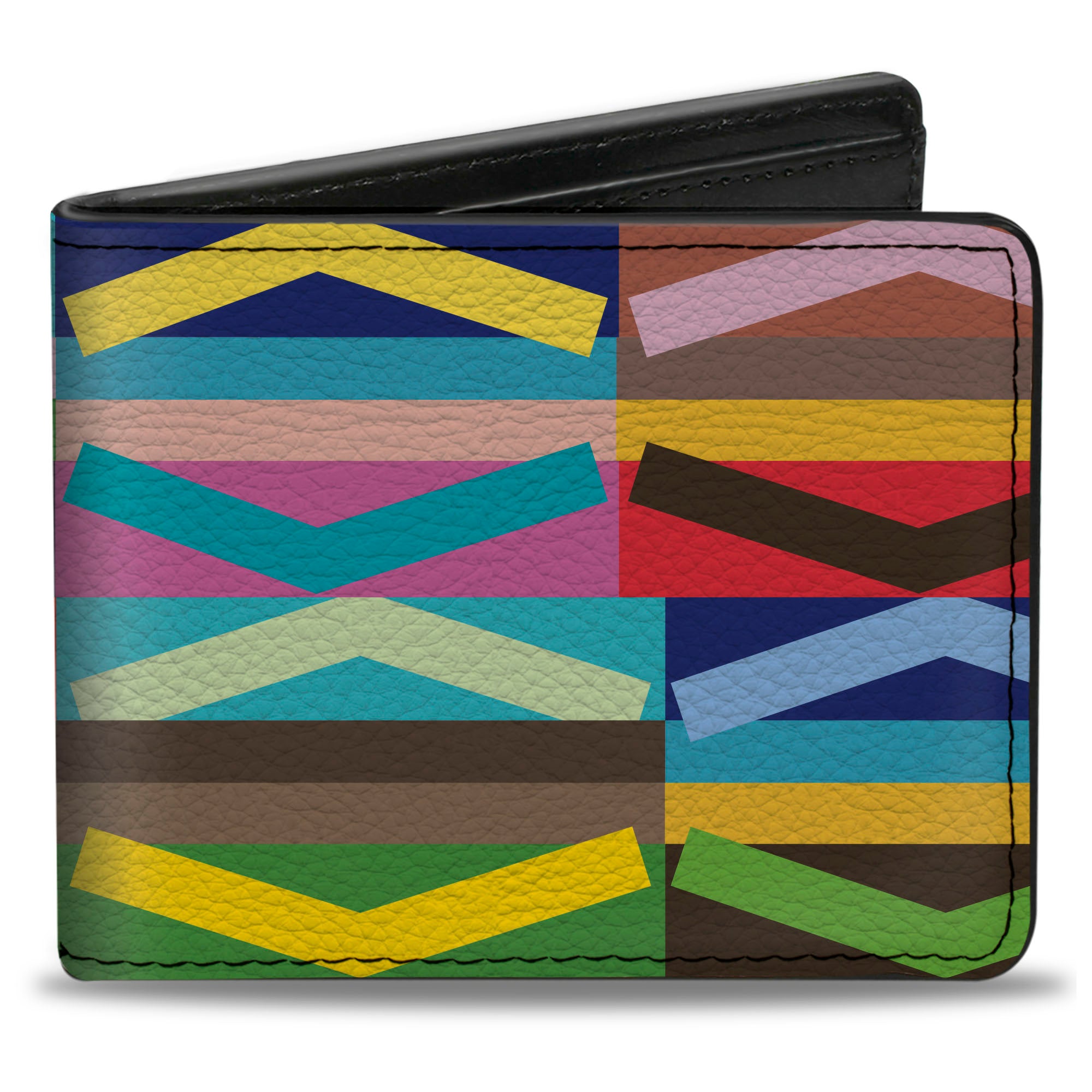Bi-Fold Wallet - Geometric10 Multi Color Bi-Fold Wallets Buckle-Down