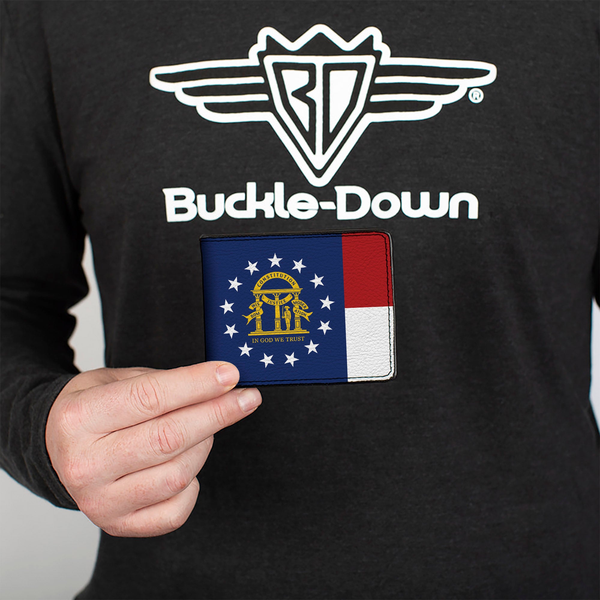 Bi-Fold Wallet - Georgia Flag Bi-Fold Wallets Buckle-Down