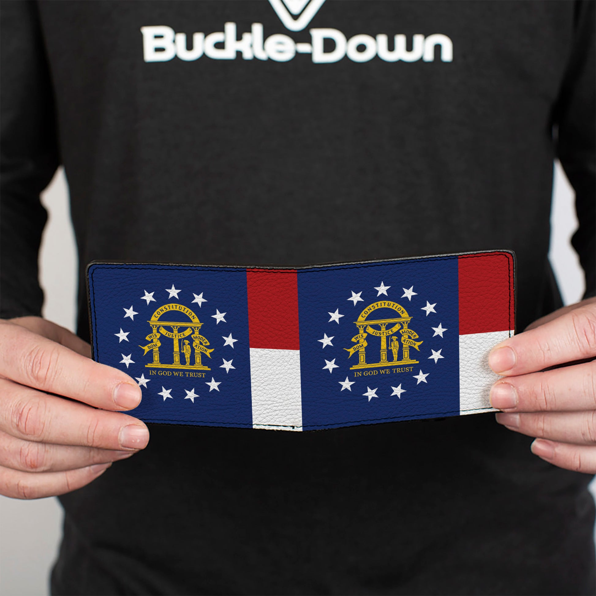 Bi-Fold Wallet - Georgia Flag Bi-Fold Wallets Buckle-Down
