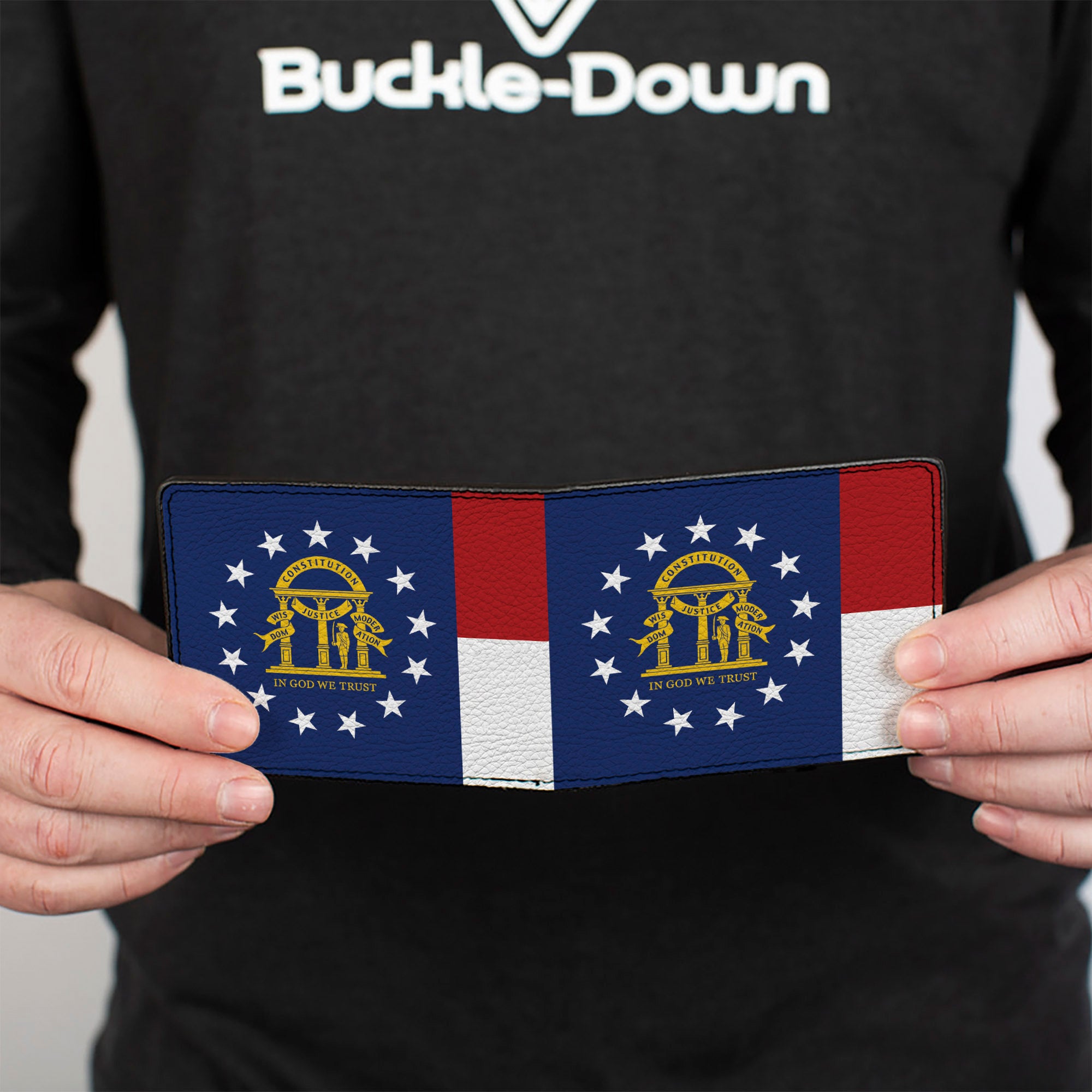 Bi-Fold Wallet - Georgia Flag Bi-Fold Wallets Buckle-Down