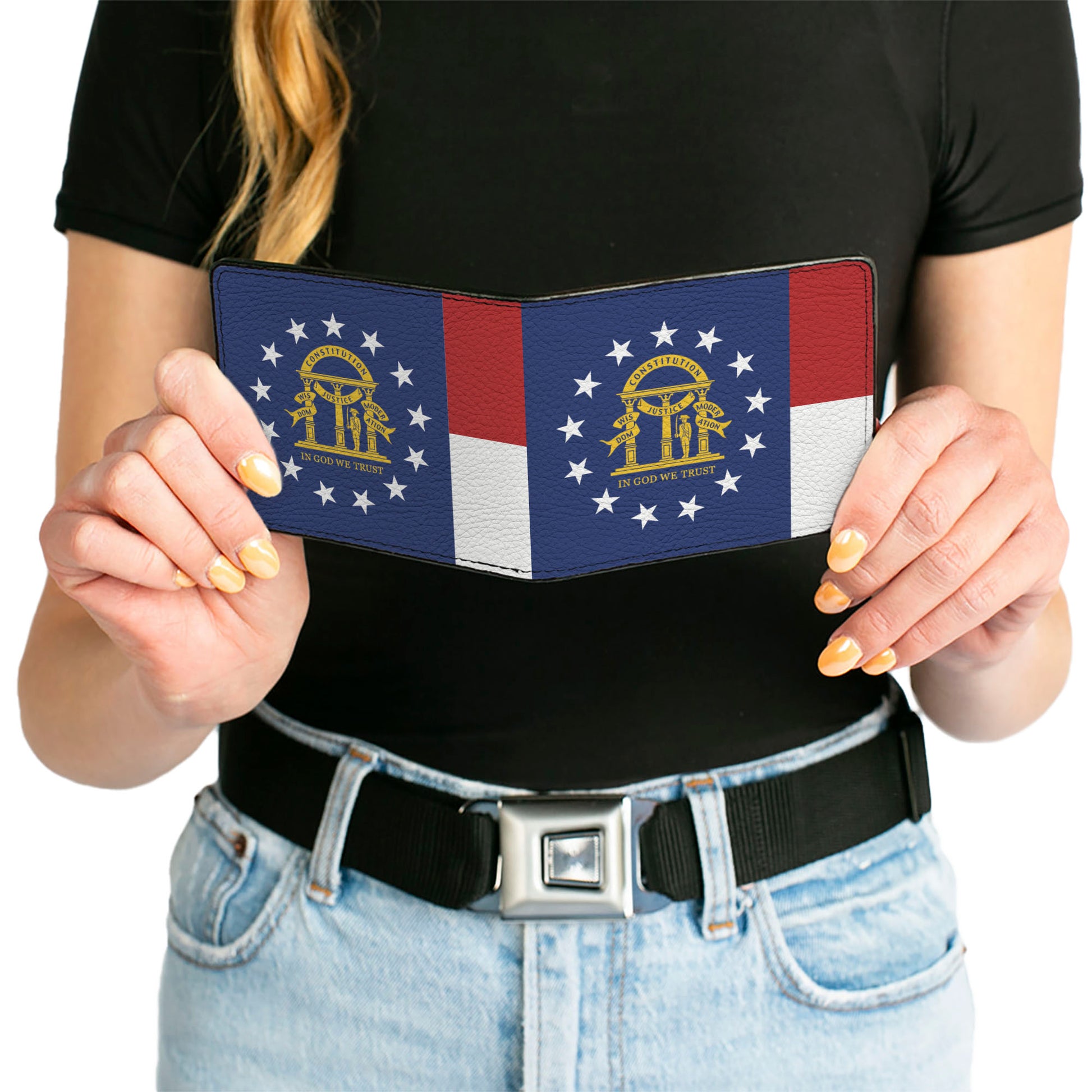 Bi-Fold Wallet - Georgia Flag Bi-Fold Wallets Buckle-Down