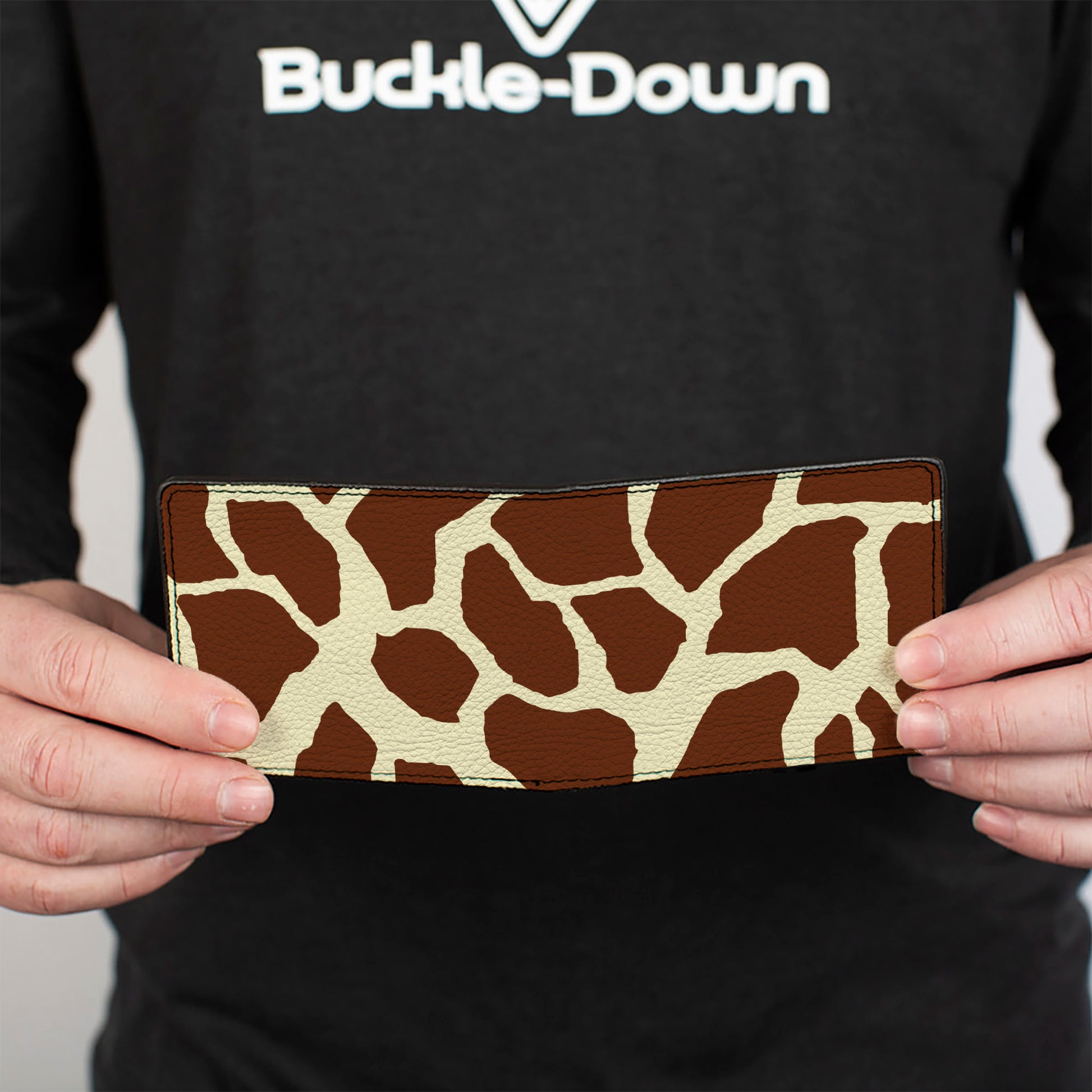 Bi-Fold Wallet - Giraffe Spots2 Cream Brown Bi-Fold Wallets Buckle-Down