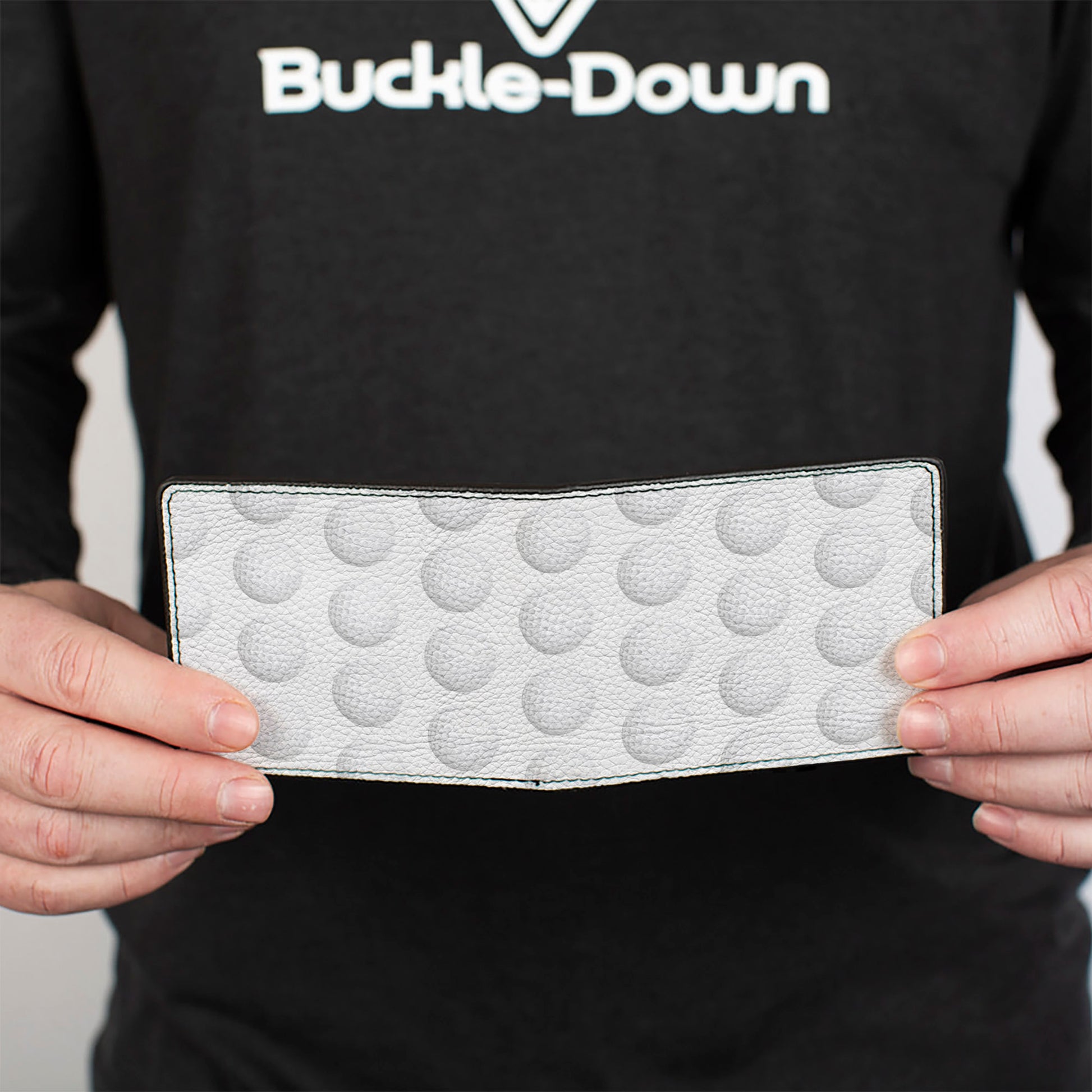 Bi-Fold Wallet - Golf Ball Dimples Whites Bi-Fold Wallets Buckle-Down