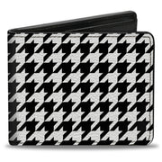 Bi-Fold Wallet - Houndstooth Black White Bi-Fold Wallets Buckle-Down