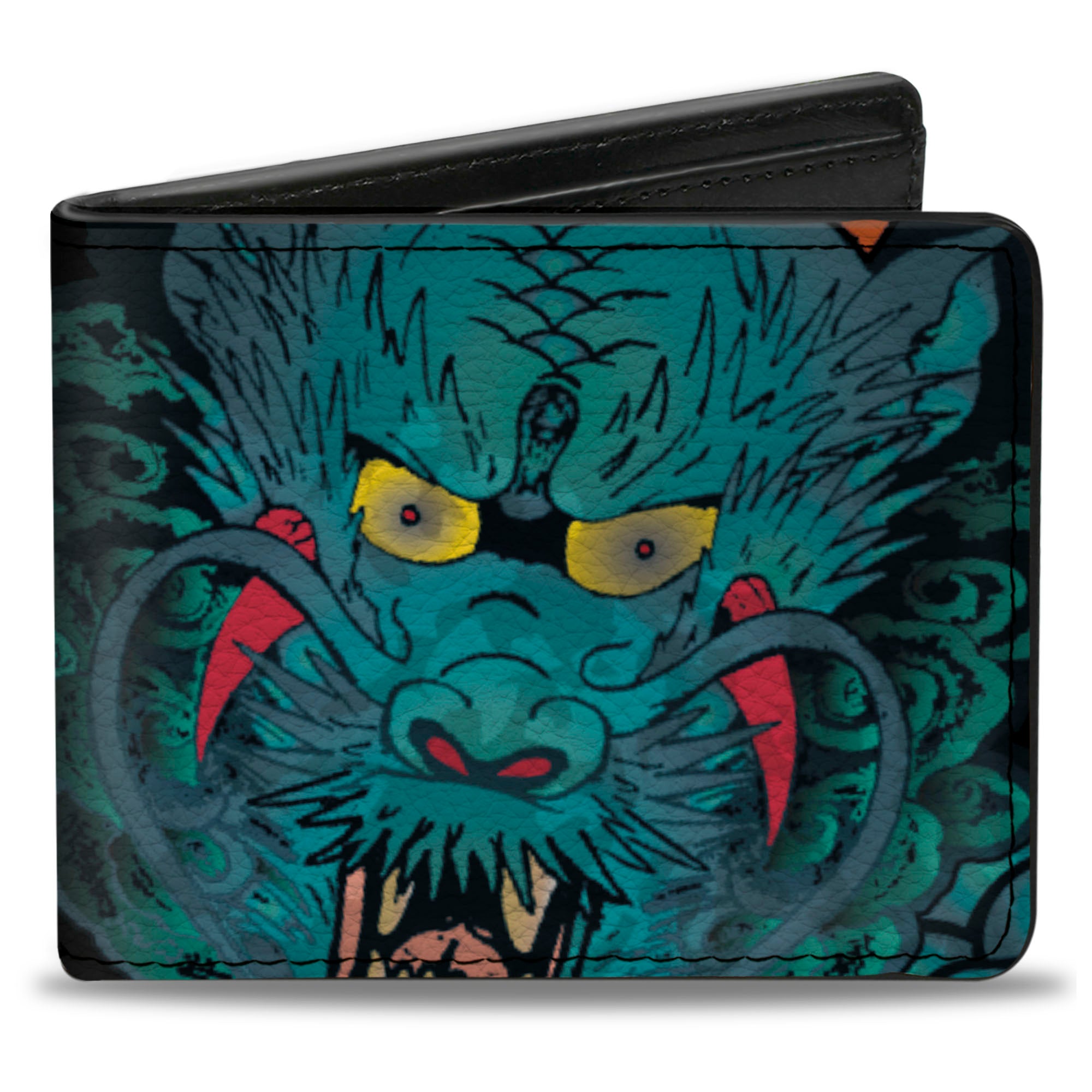 Bi-Fold Wallet - Honor CLOSE-UP Black