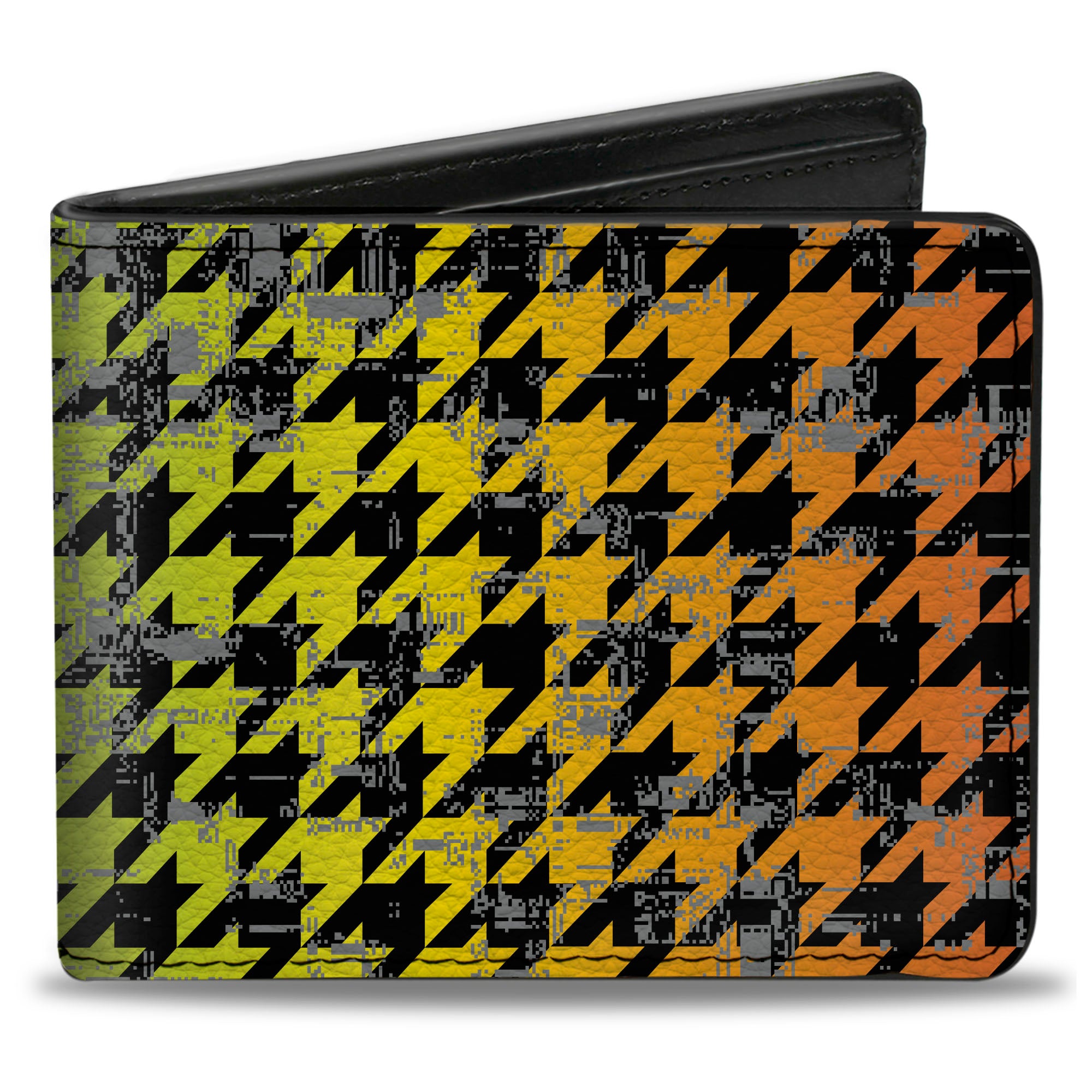 Bi-Fold Wallet - Houndstooth Black Rainbow Bi-Fold Wallets Buckle-Down