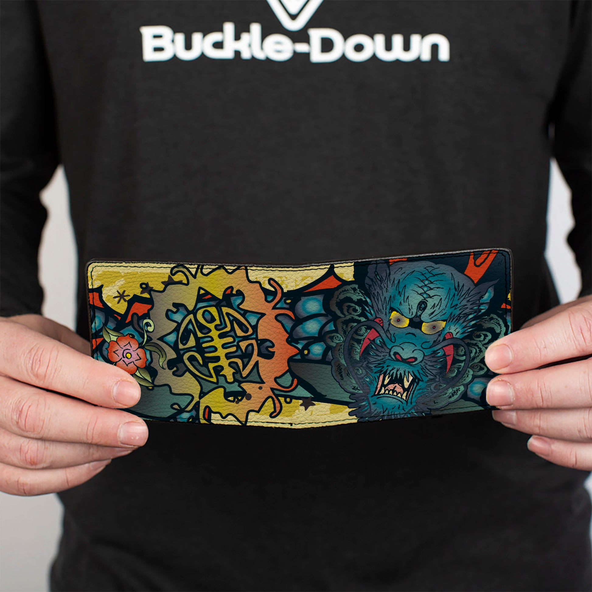 Bi-Fold Wallet - Honor CLOSE-UP Tan Bi-Fold Wallets Buckle-Down