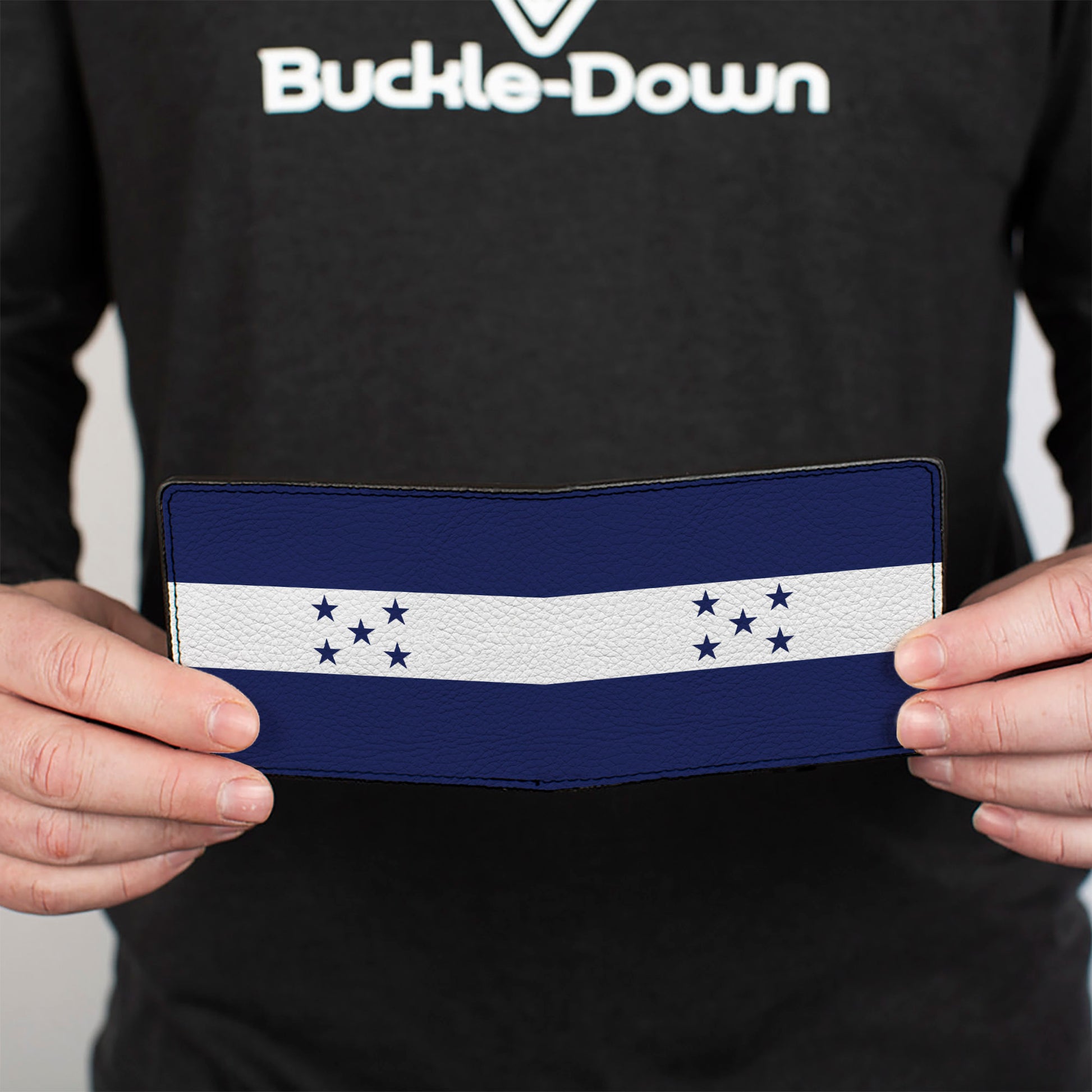 Bi-Fold Wallet - Honduras Flags Bi-Fold Wallets Buckle-Down