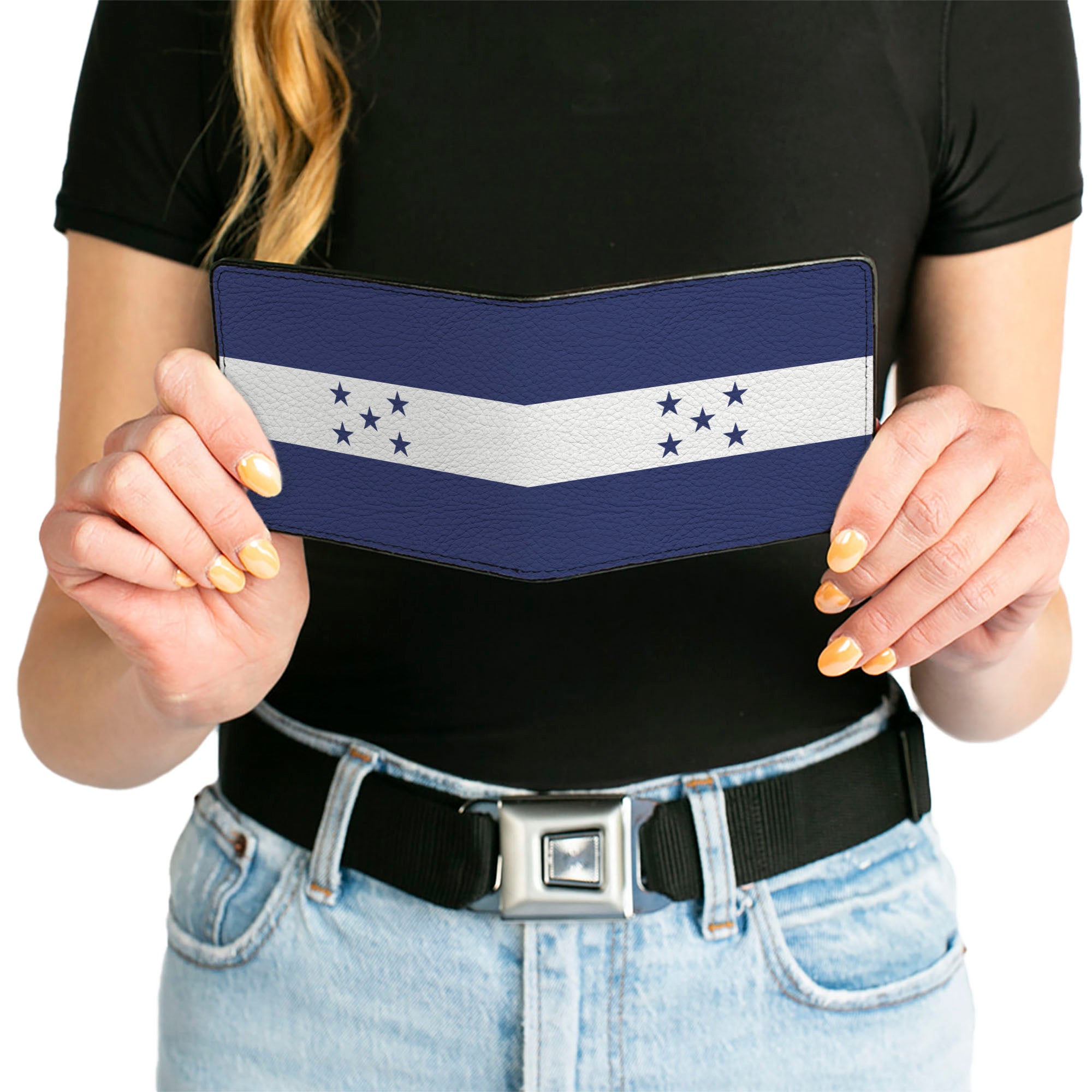 Bi-Fold Wallet - Honduras Flags Bi-Fold Wallets Buckle-Down