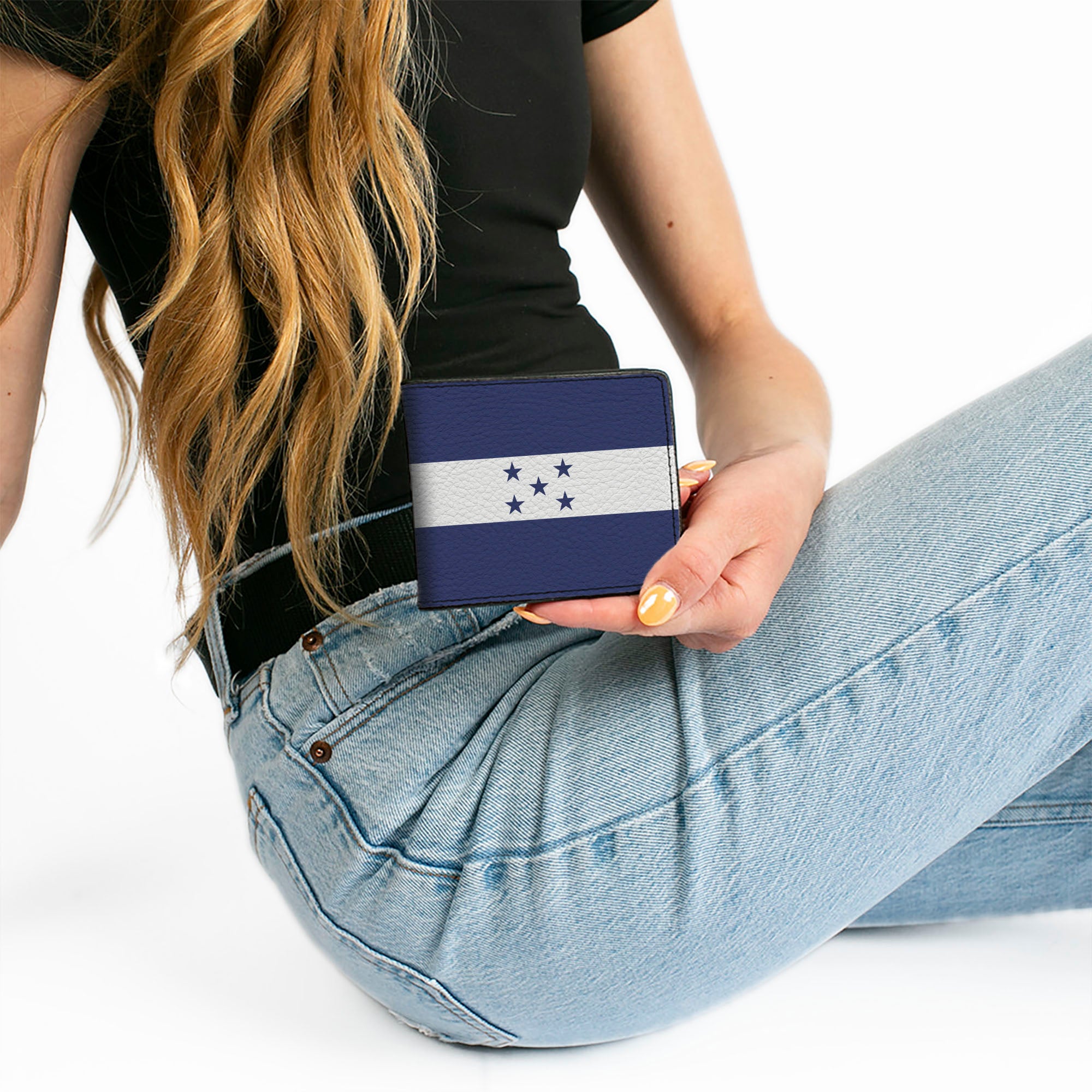 Bi-Fold Wallet - Honduras Flags Bi-Fold Wallets Buckle-Down