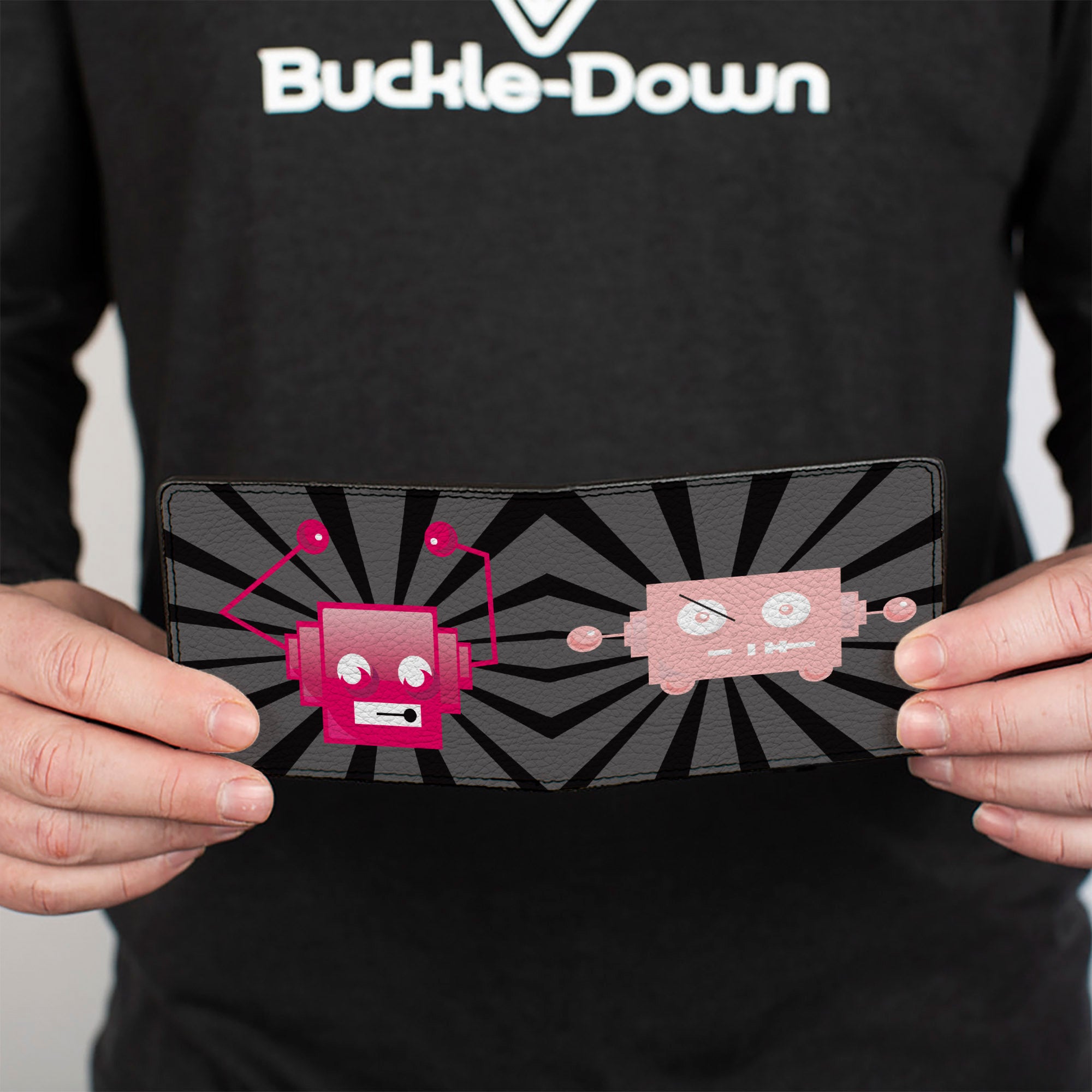Bi-Fold Wallet - Hot Beat Bot Pink Bi-Fold Wallets Buckle-Down