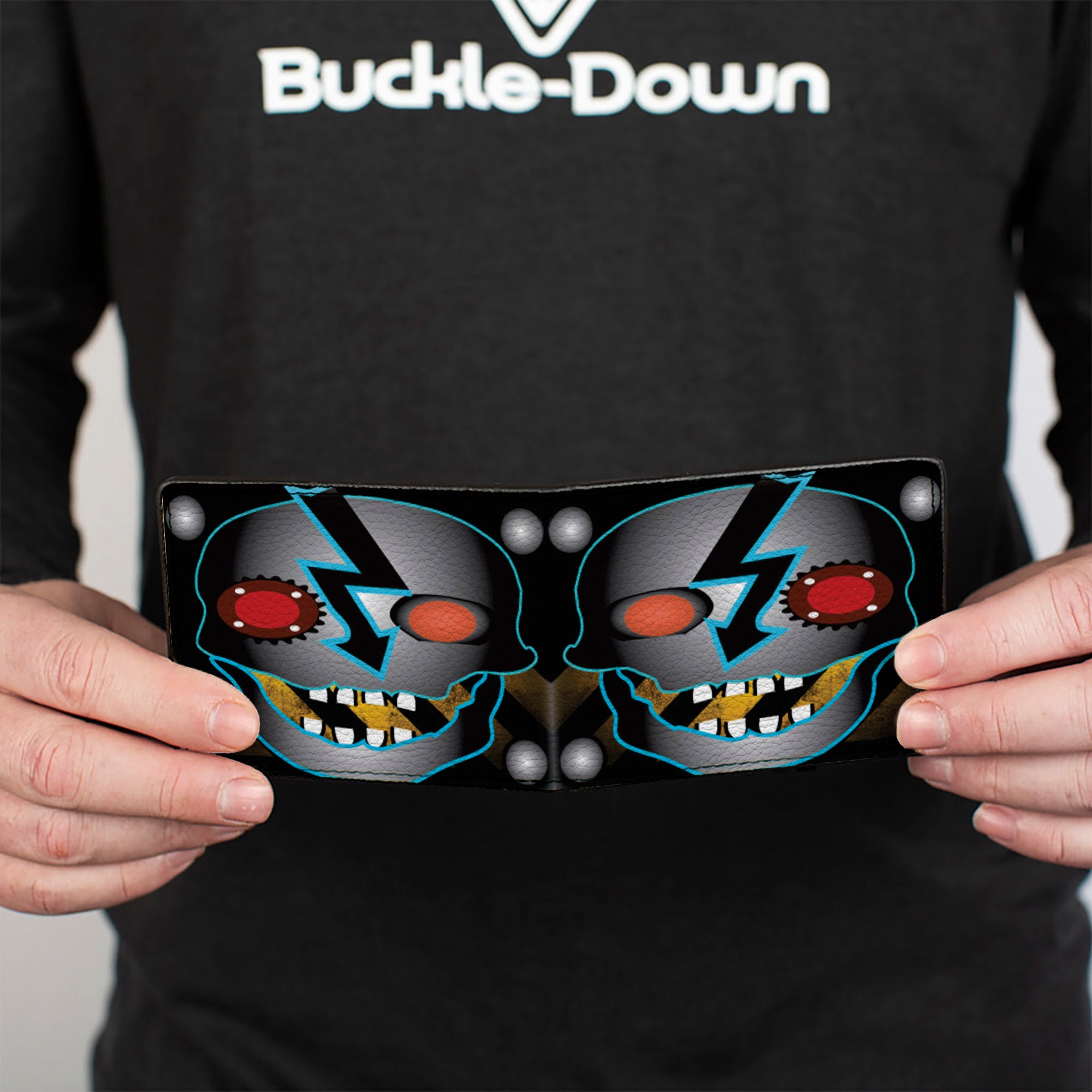 Bi-Fold Wallet - High Voltage Skull