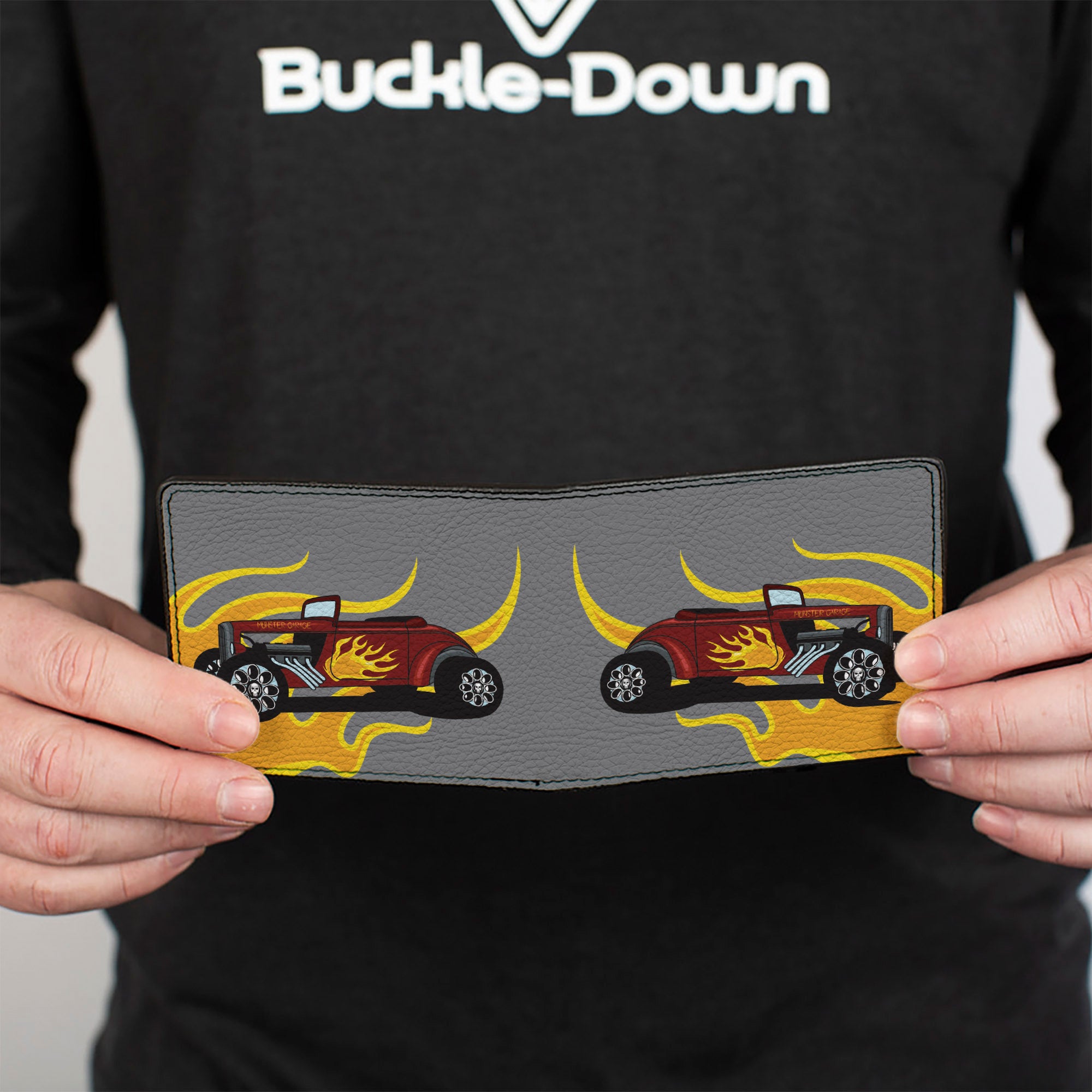 Bi-Fold Wallet - Hot Rod w/Flames