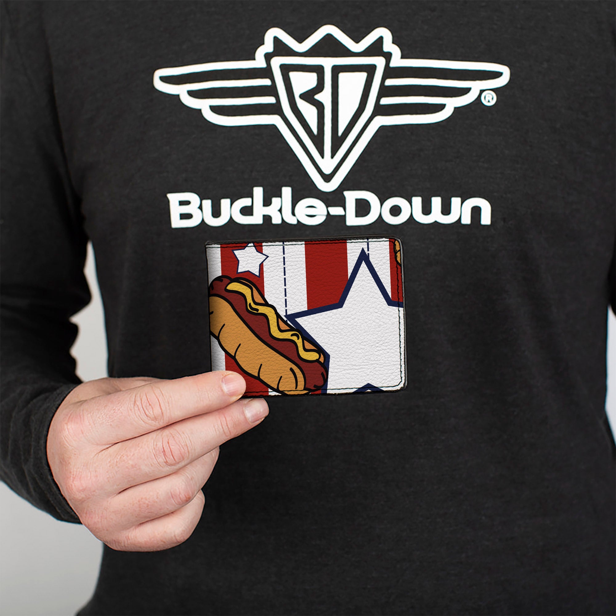 Bi-Fold Wallet - Hot Dogs Bi-Fold Wallets Buckle-Down