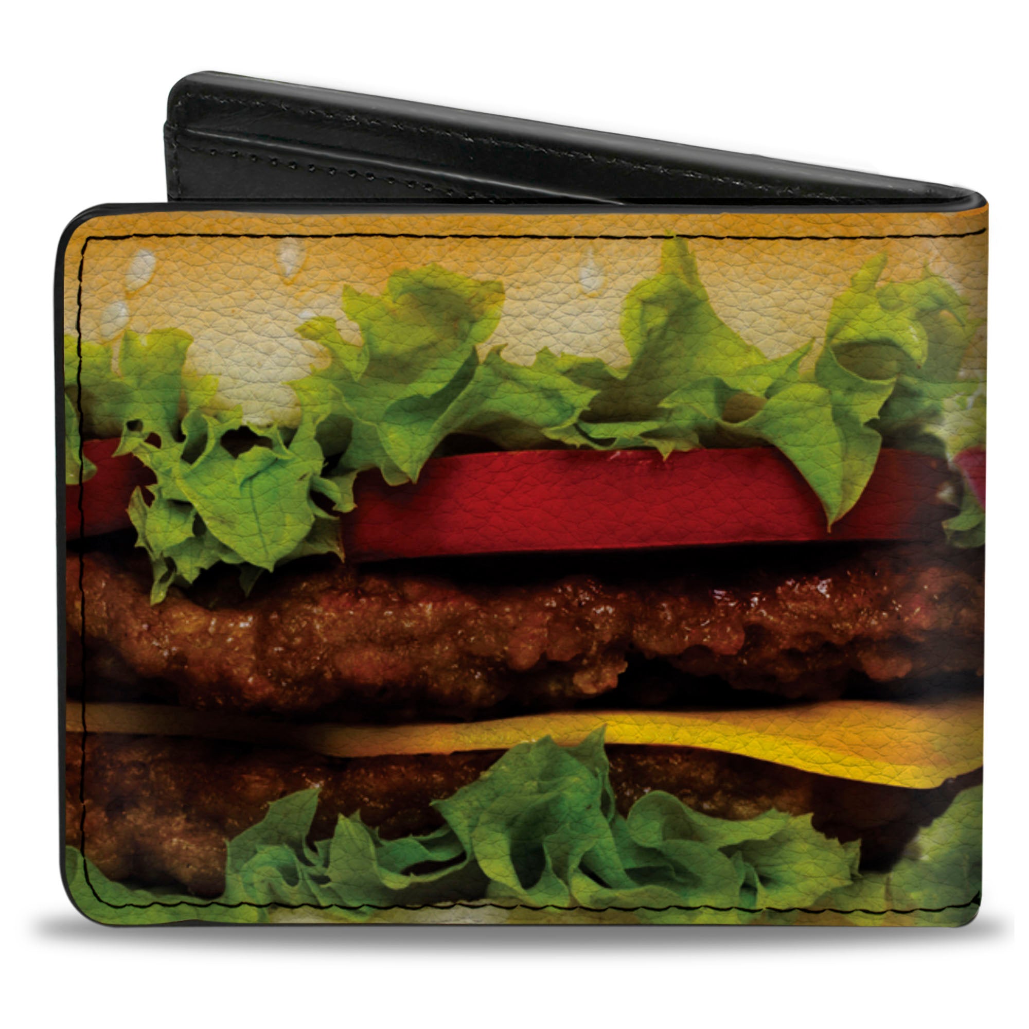 Bi-Fold Wallet - Hamburger Vivid Bi-Fold Wallets Buckle-Down