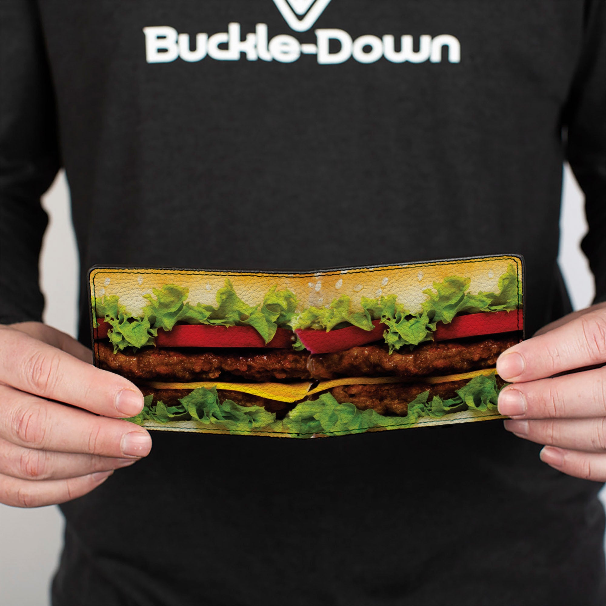 Bi-Fold Wallet - Hamburger Vivid Bi-Fold Wallets Buckle-Down