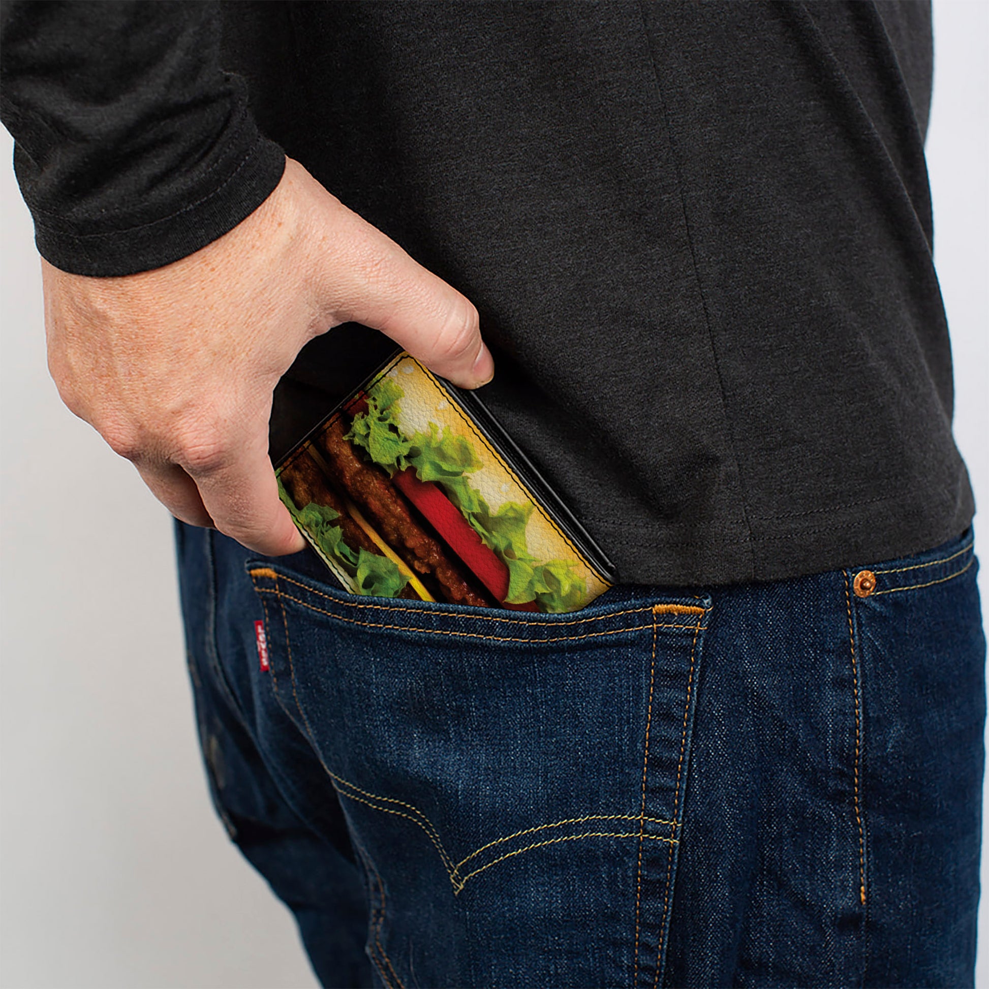 Bi-Fold Wallet - Hamburger Vivid Bi-Fold Wallets Buckle-Down