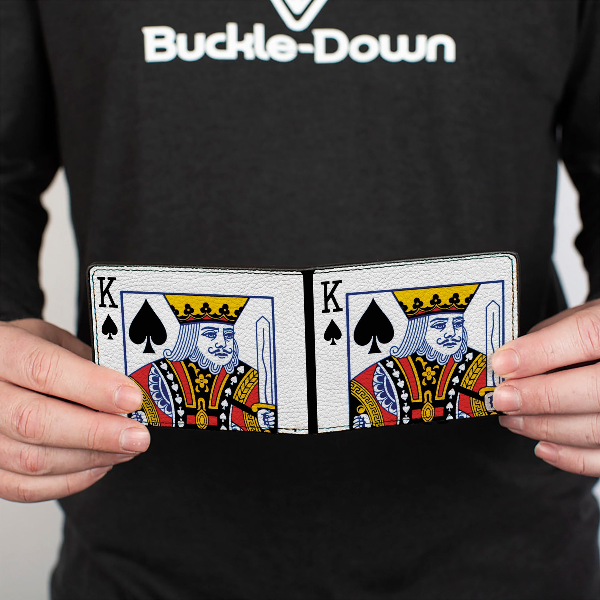 Bi-Fold Wallet - King of Spades Bi-Fold Wallets Buckle-Down