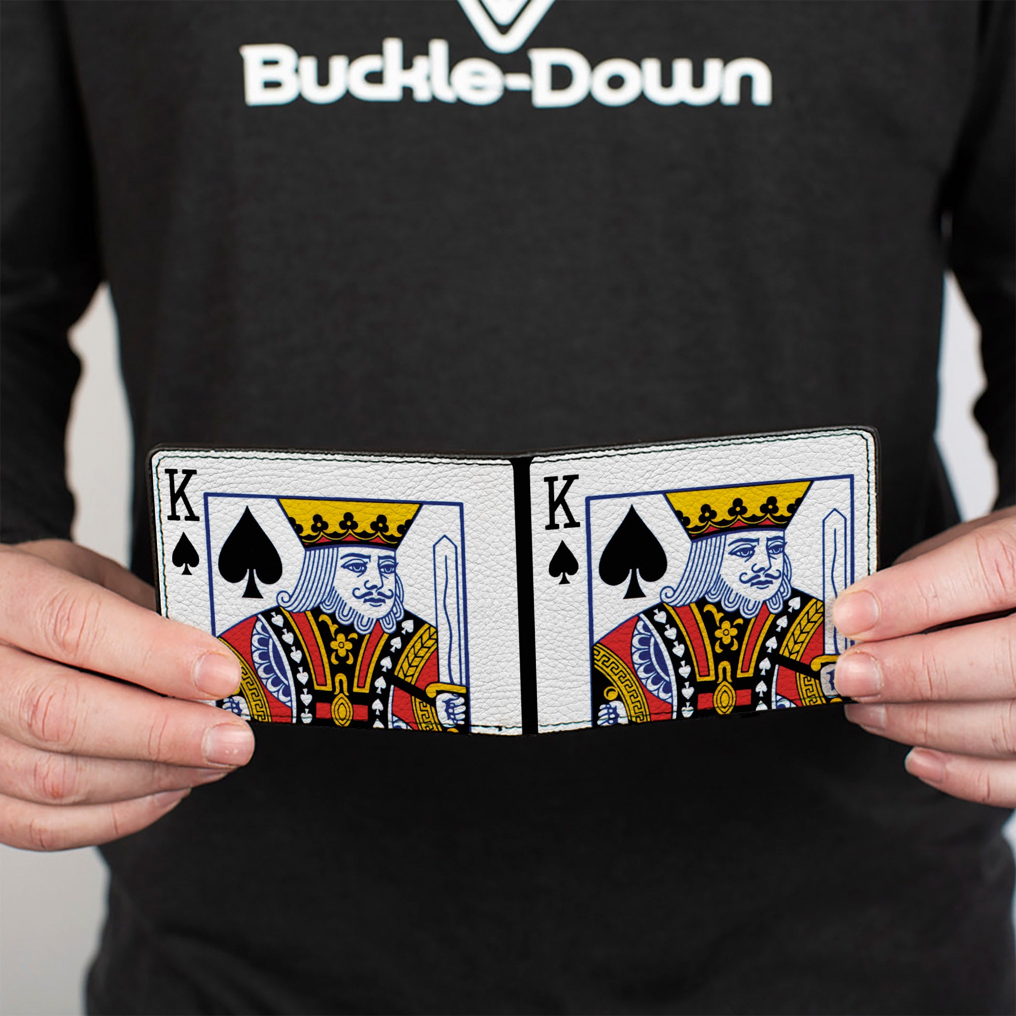 Bi-Fold Wallet - King of Spades Bi-Fold Wallets Buckle-Down