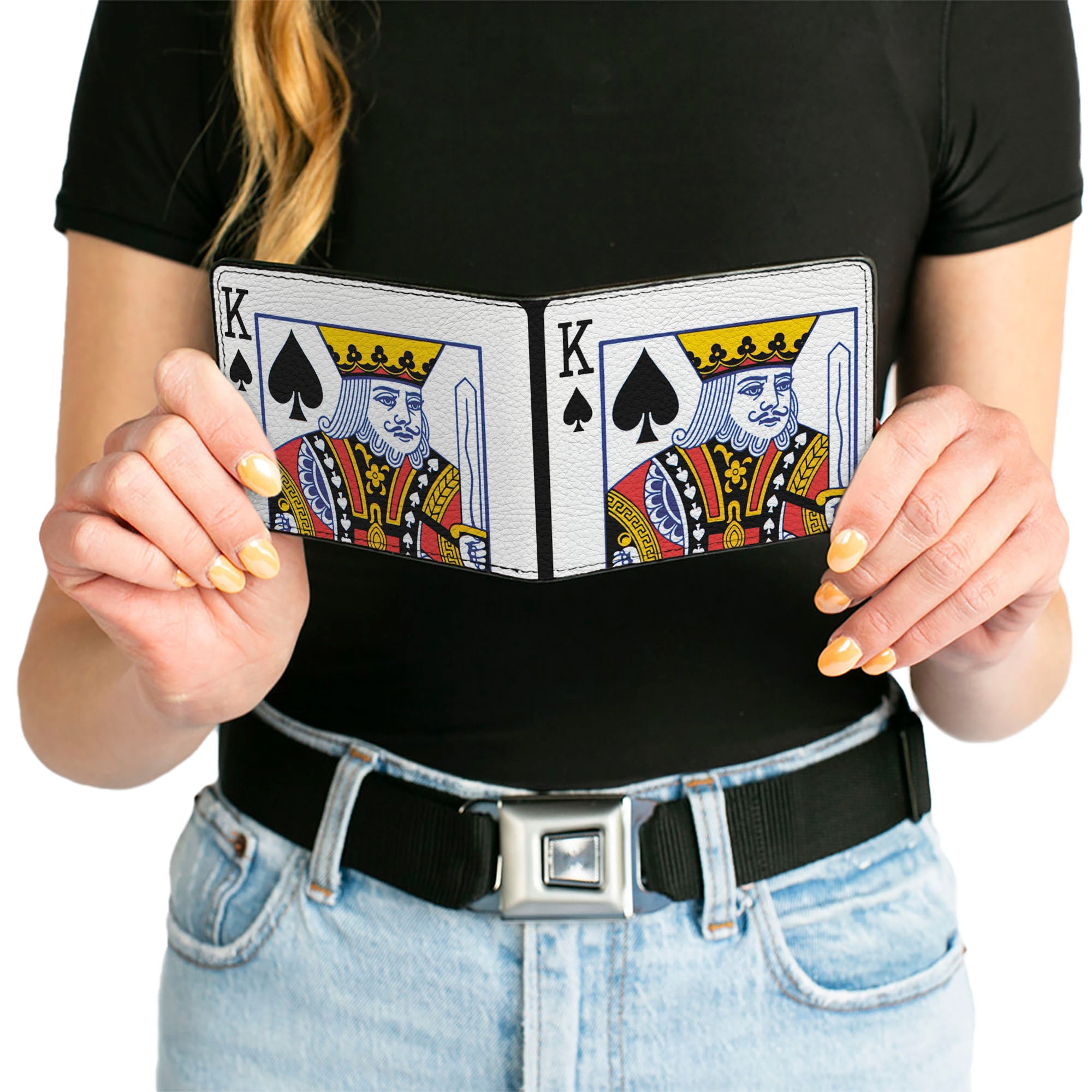 Bi-Fold Wallet - King of Spades Bi-Fold Wallets Buckle-Down