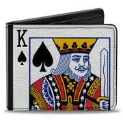 Bi-Fold Wallet - King of Spades Bi-Fold Wallets Buckle-Down
