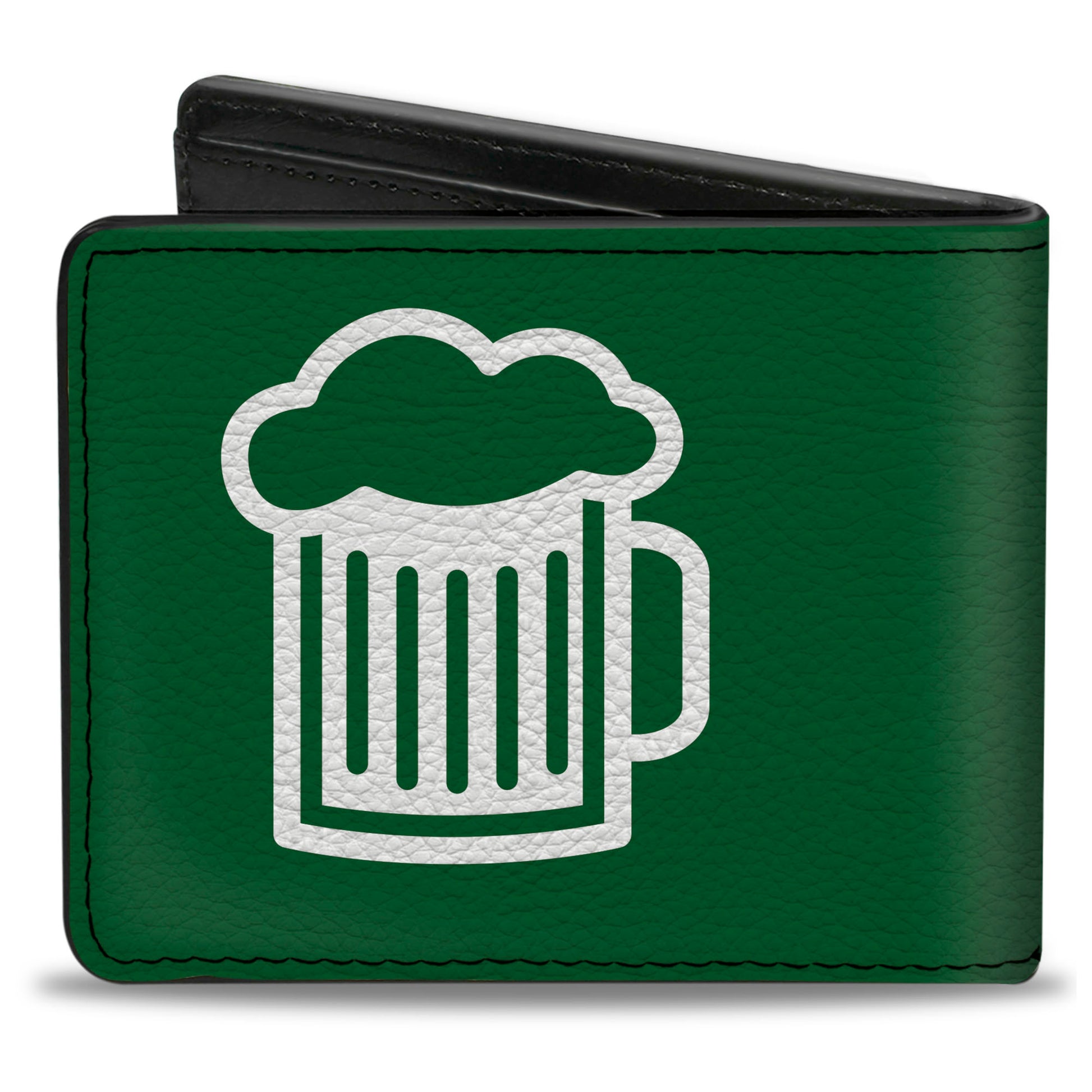 Bi-Fold Wallet - KEEP CALM AND DRINK ON Beer Green White Bi-Fold Wallets Buckle-Down