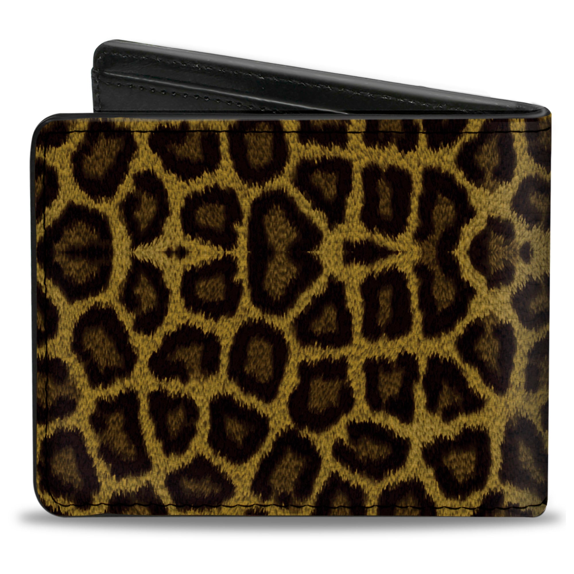 Bi-Fold Wallet - Leopard Brown