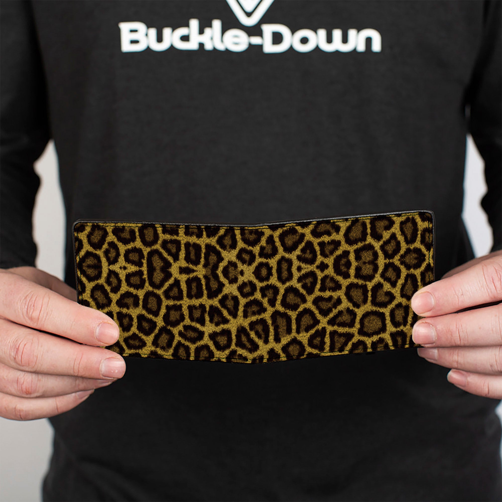 Bi-Fold Wallet - Leopard Brown