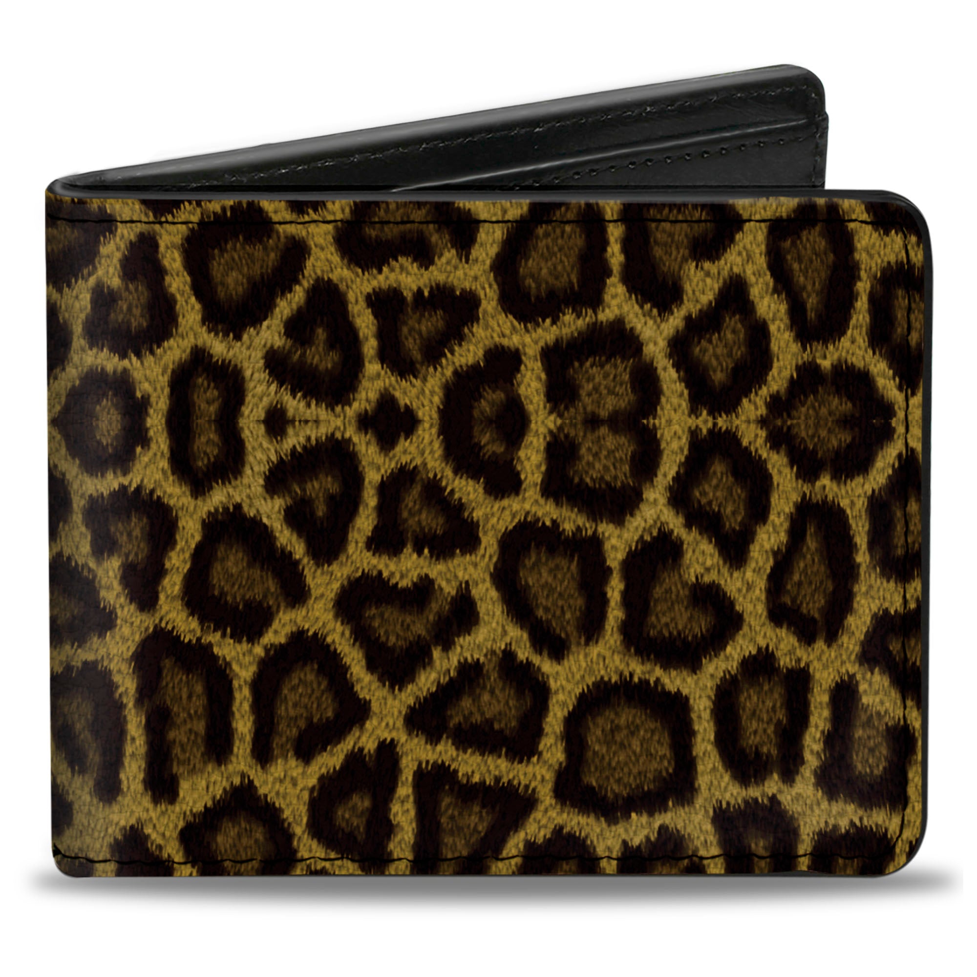 Bi-Fold Wallet - Leopard Brown