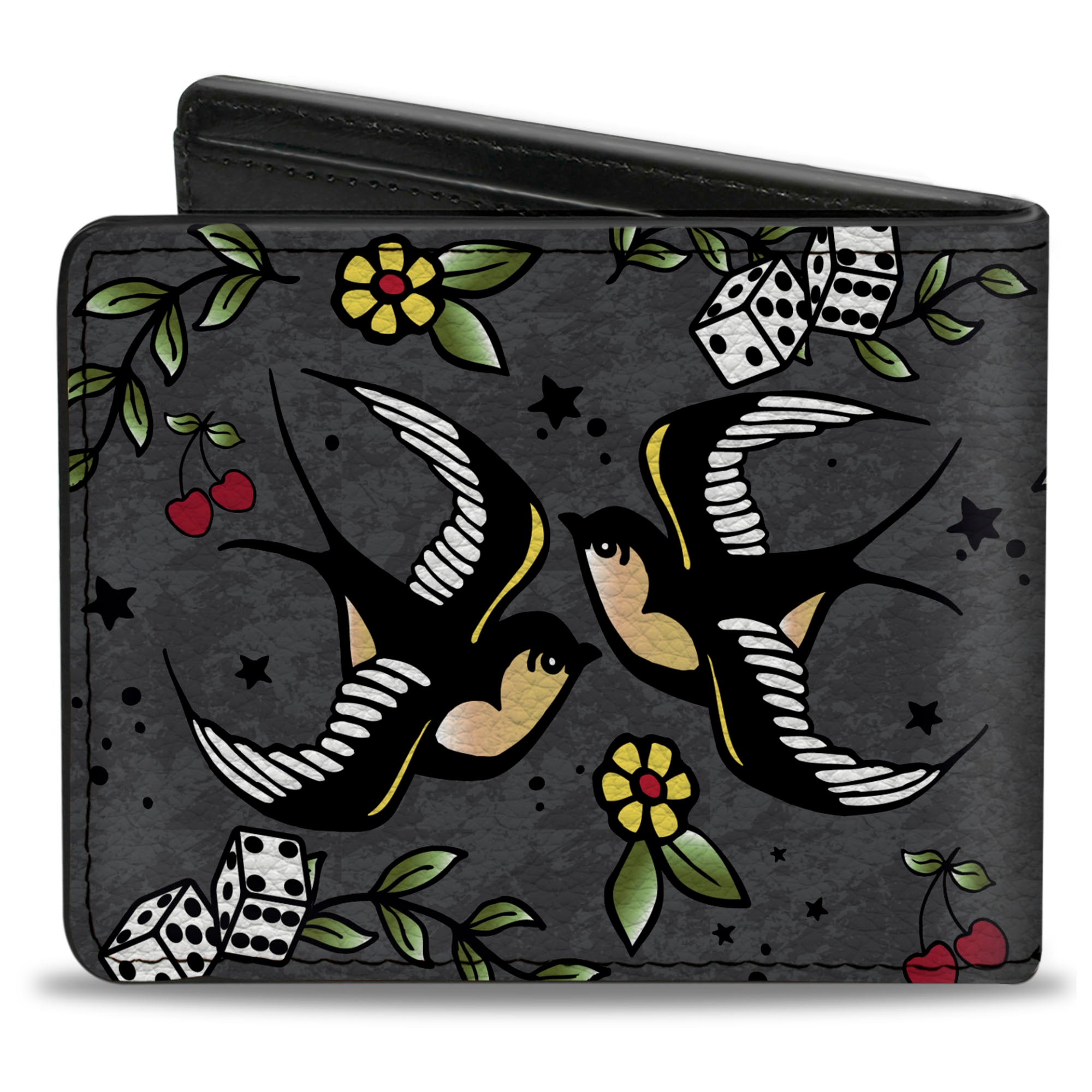 Bi-Fold Wallet - Lucky CLOSE-UP Gray