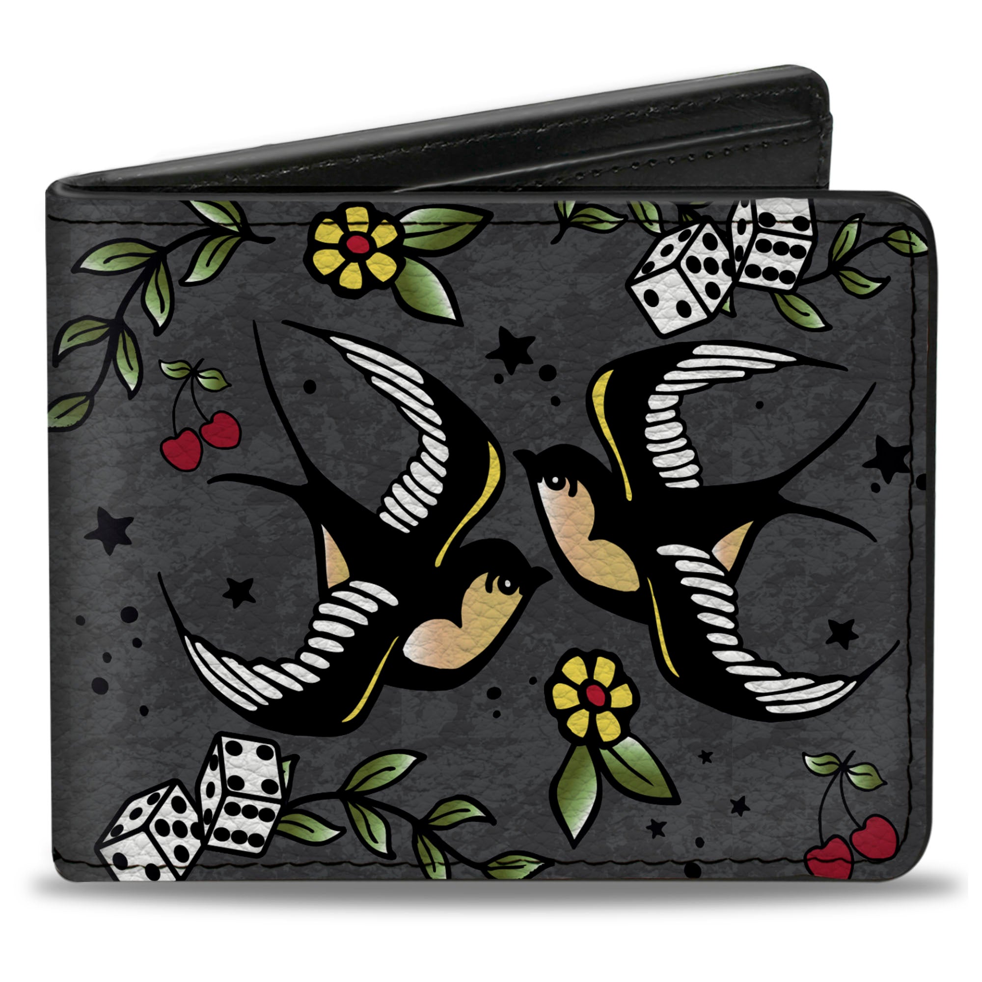 Bi-Fold Wallet - Lucky CLOSE-UP Gray