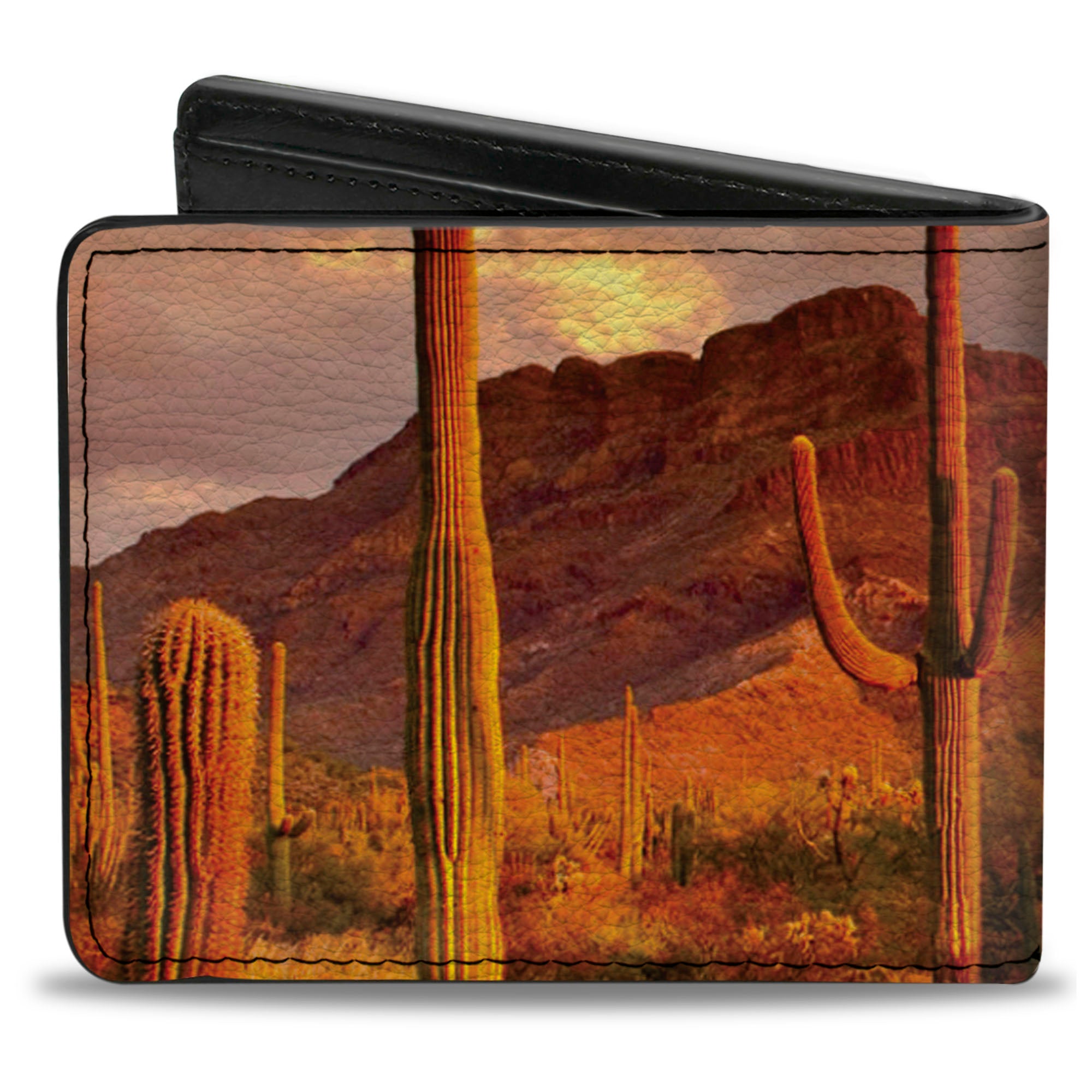 Bi-Fold Wallet - Landscape Desert Cacti