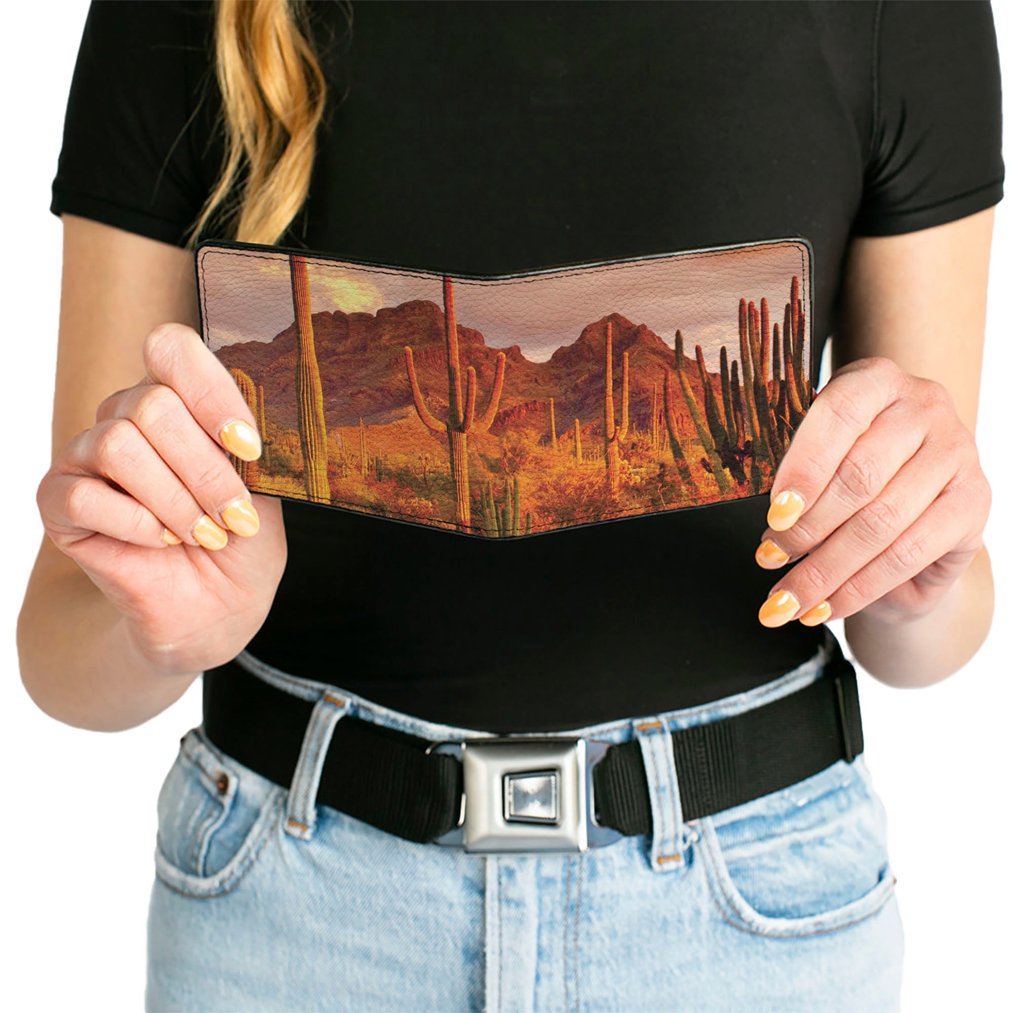 Bi-Fold Wallet - Landscape Desert Cacti