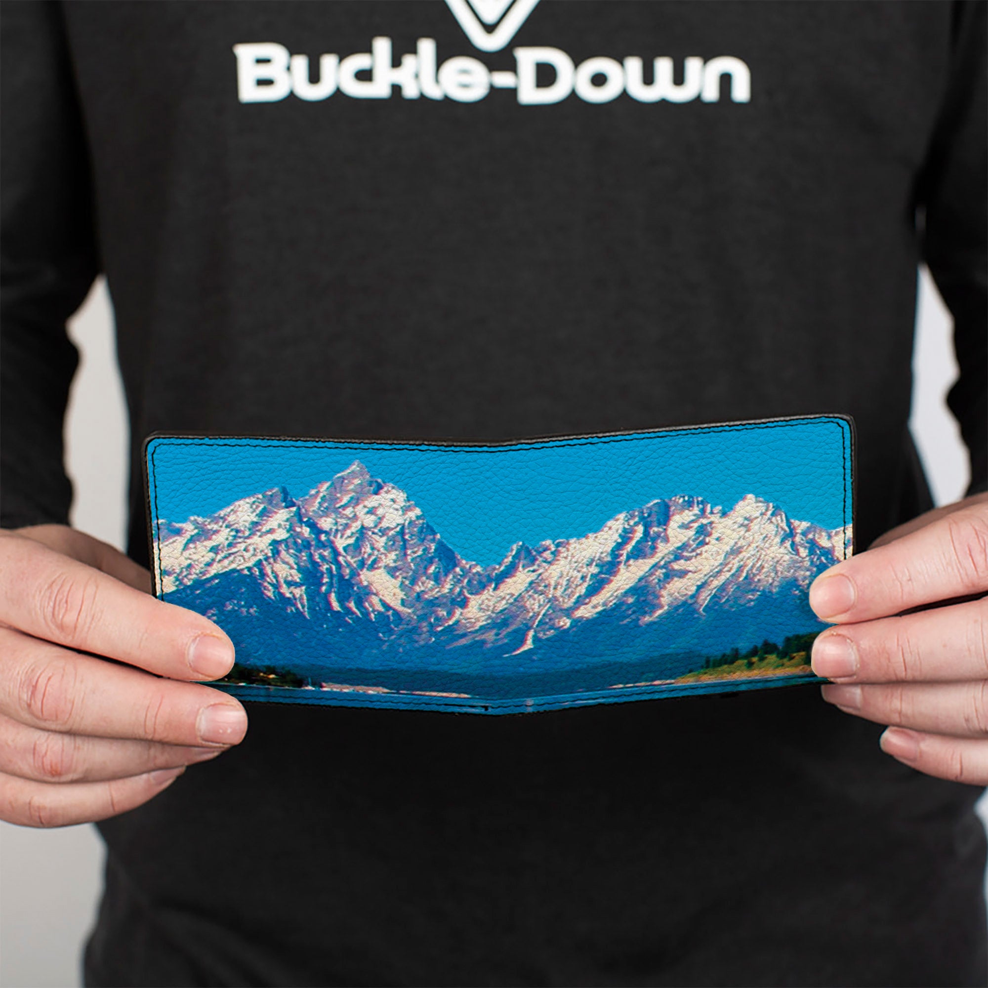 Bi-Fold Wallet - Landscape Snowy Mountains