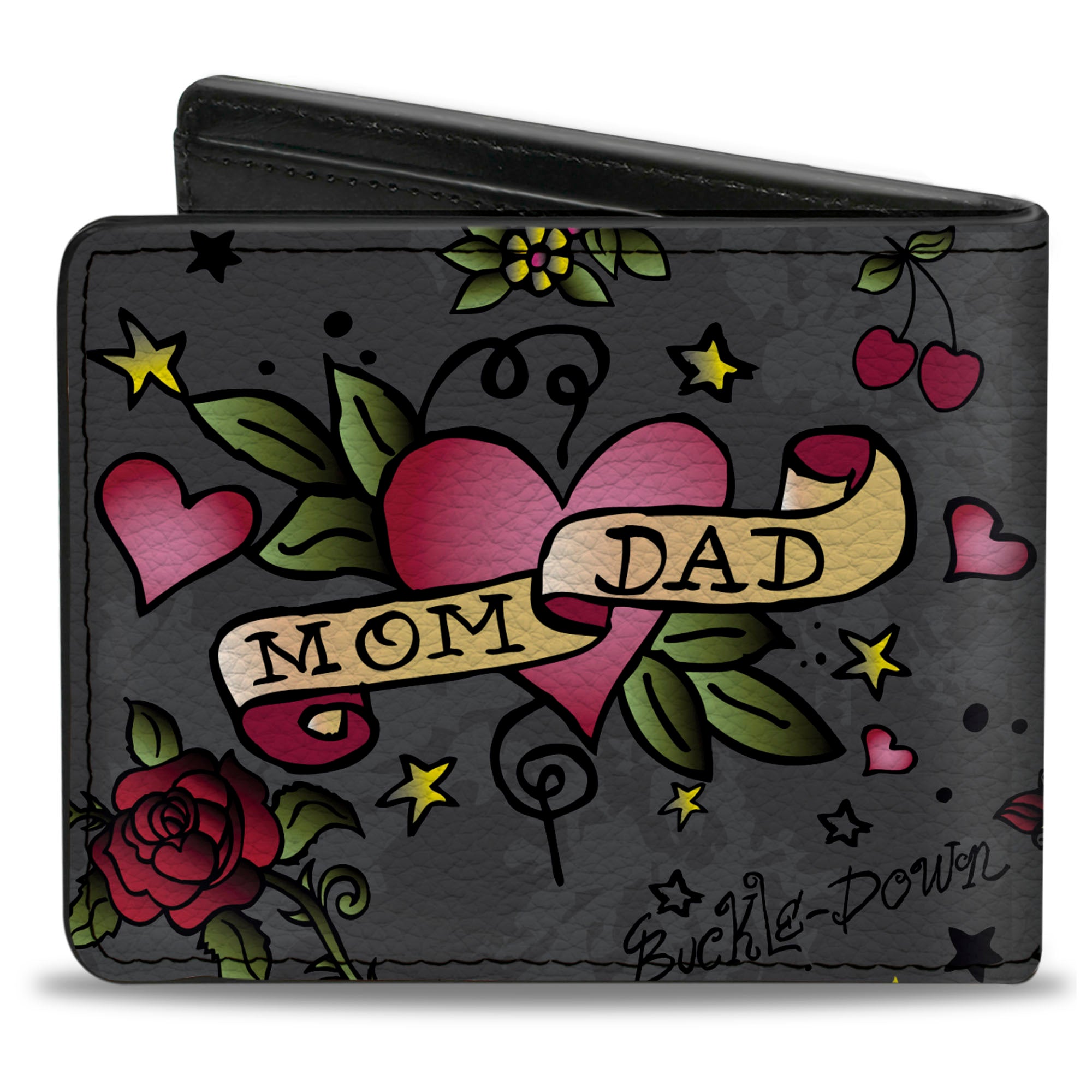 Bi-Fold Wallet - Mom & Dad Gray