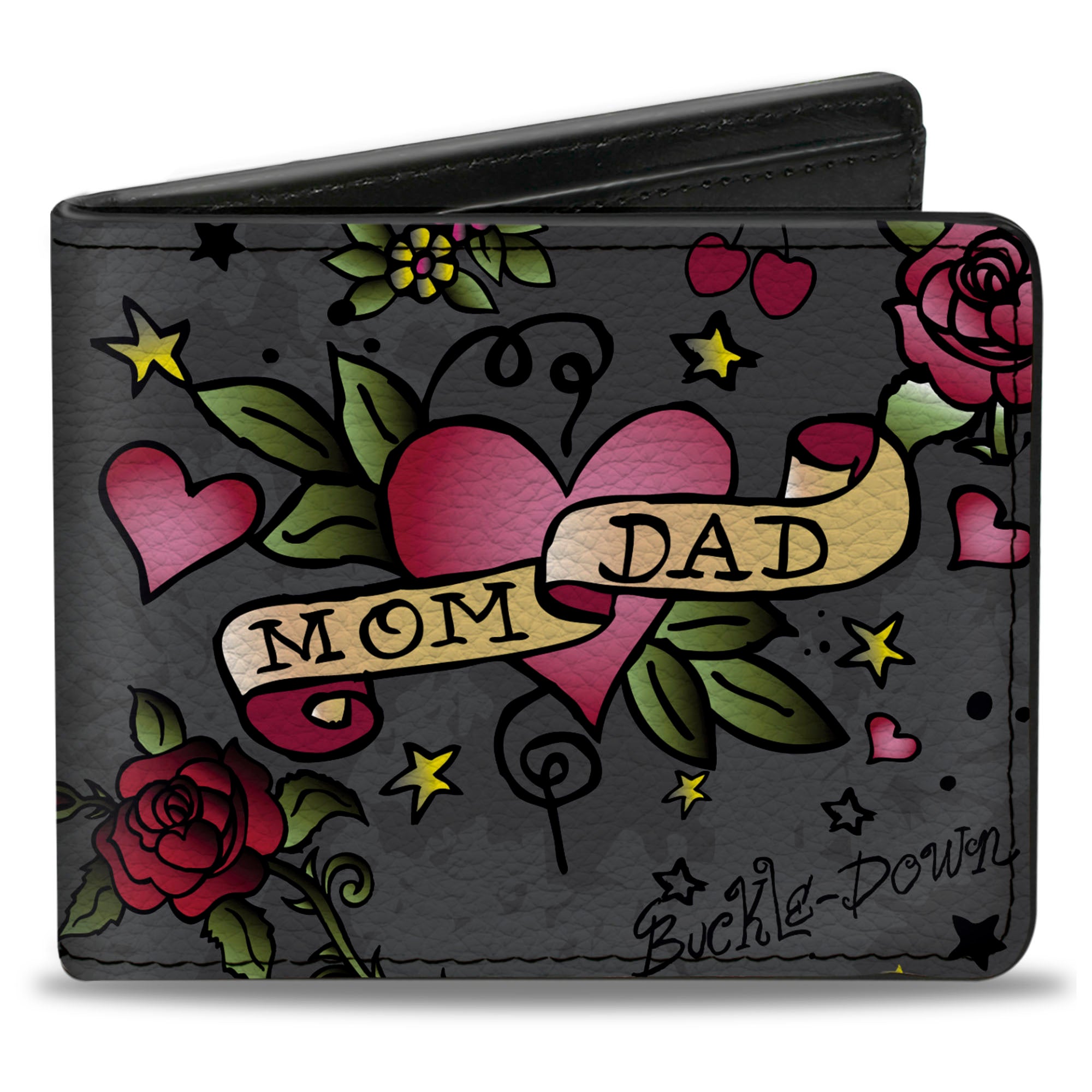 Bi-Fold Wallet - Mom & Dad Gray