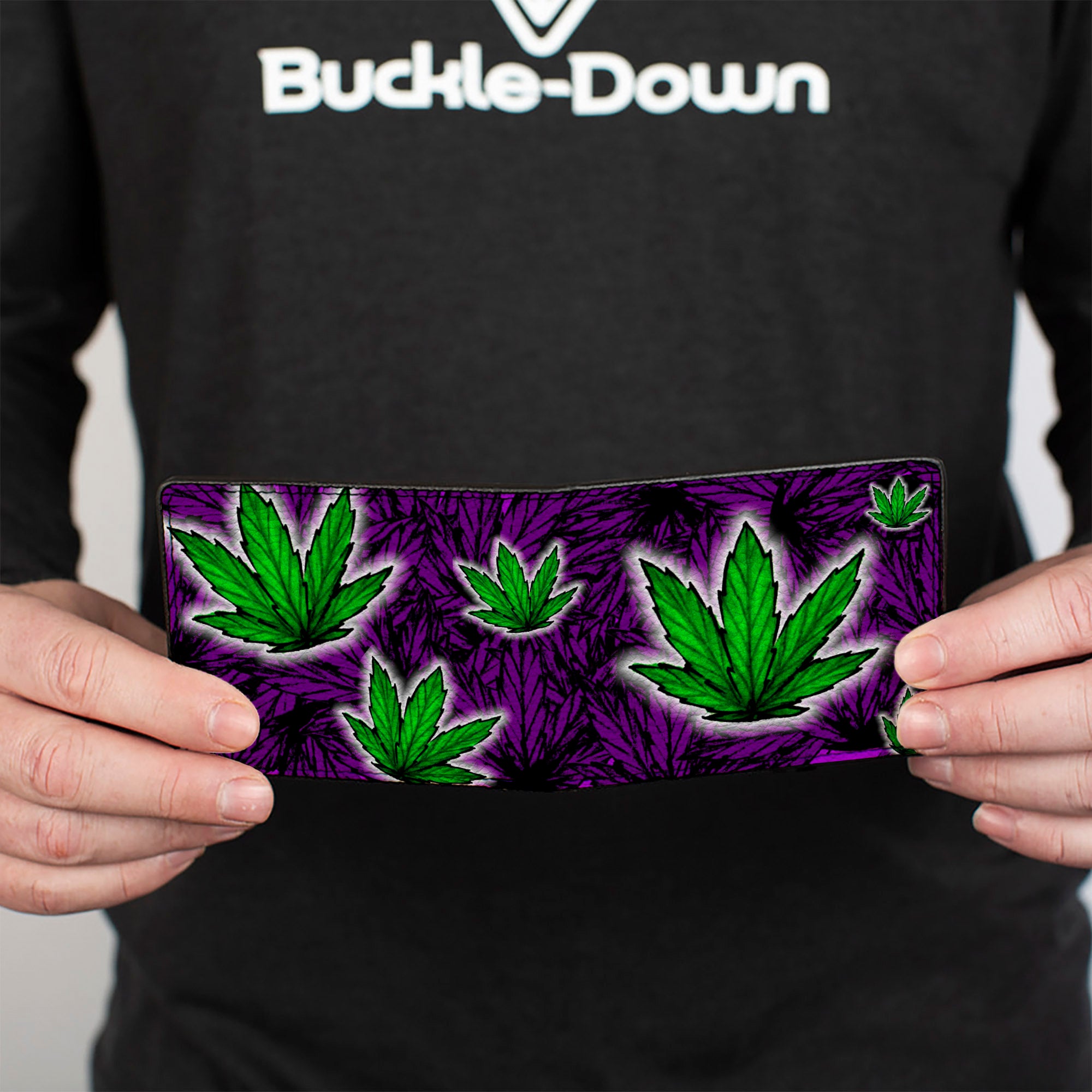 Bi-Fold Wallet - Marijuana Haze Purple Bi-Fold Wallets Buckle-Down