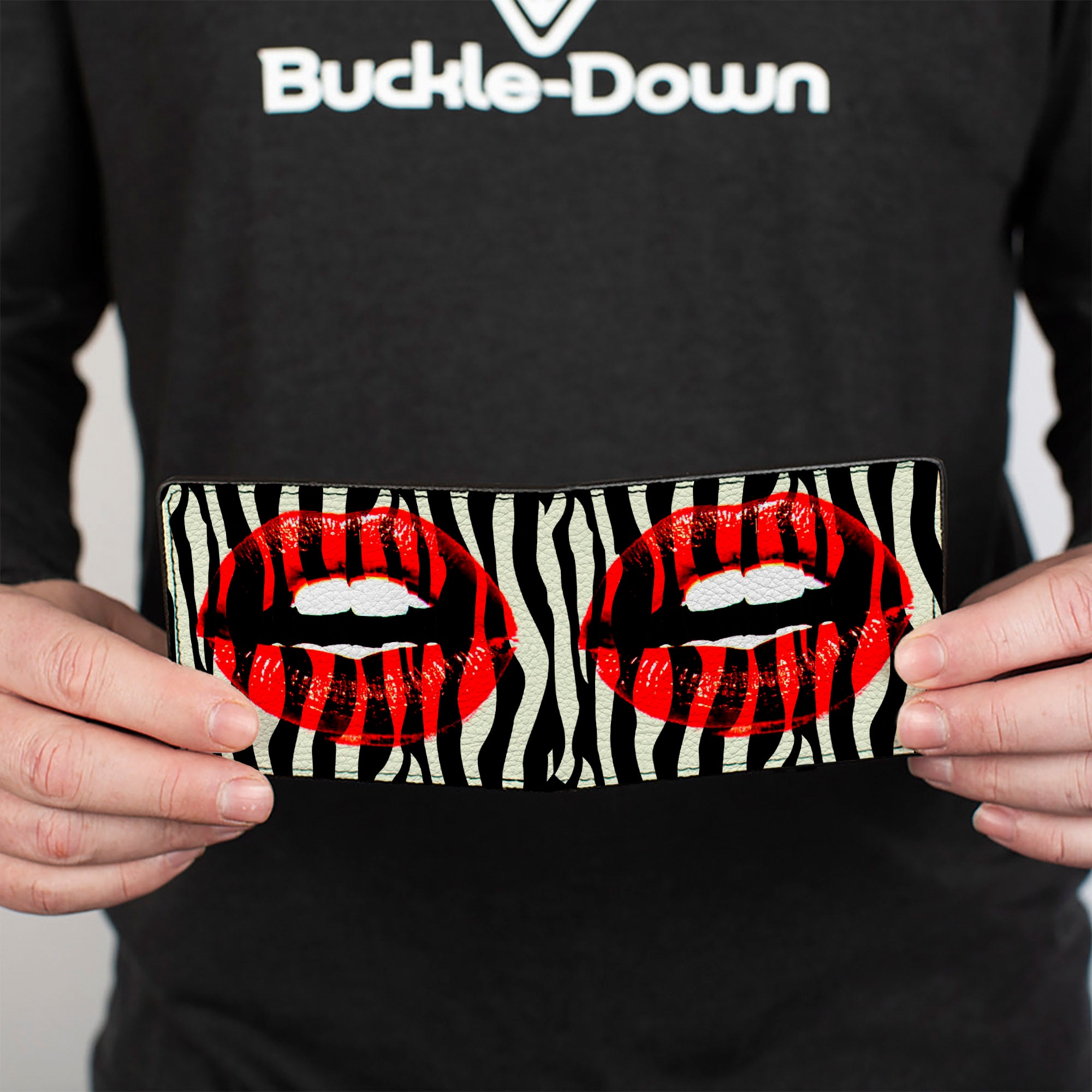 Bi-Fold Wallet - Mouth Zebra Bi-Fold Wallets Buckle-Down