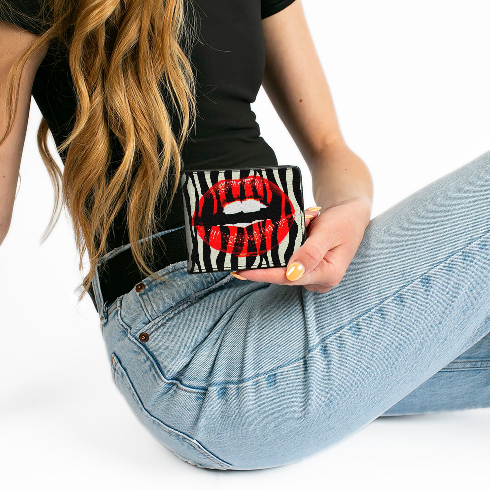 Bi-Fold Wallet - Mouth Zebra Bi-Fold Wallets Buckle-Down