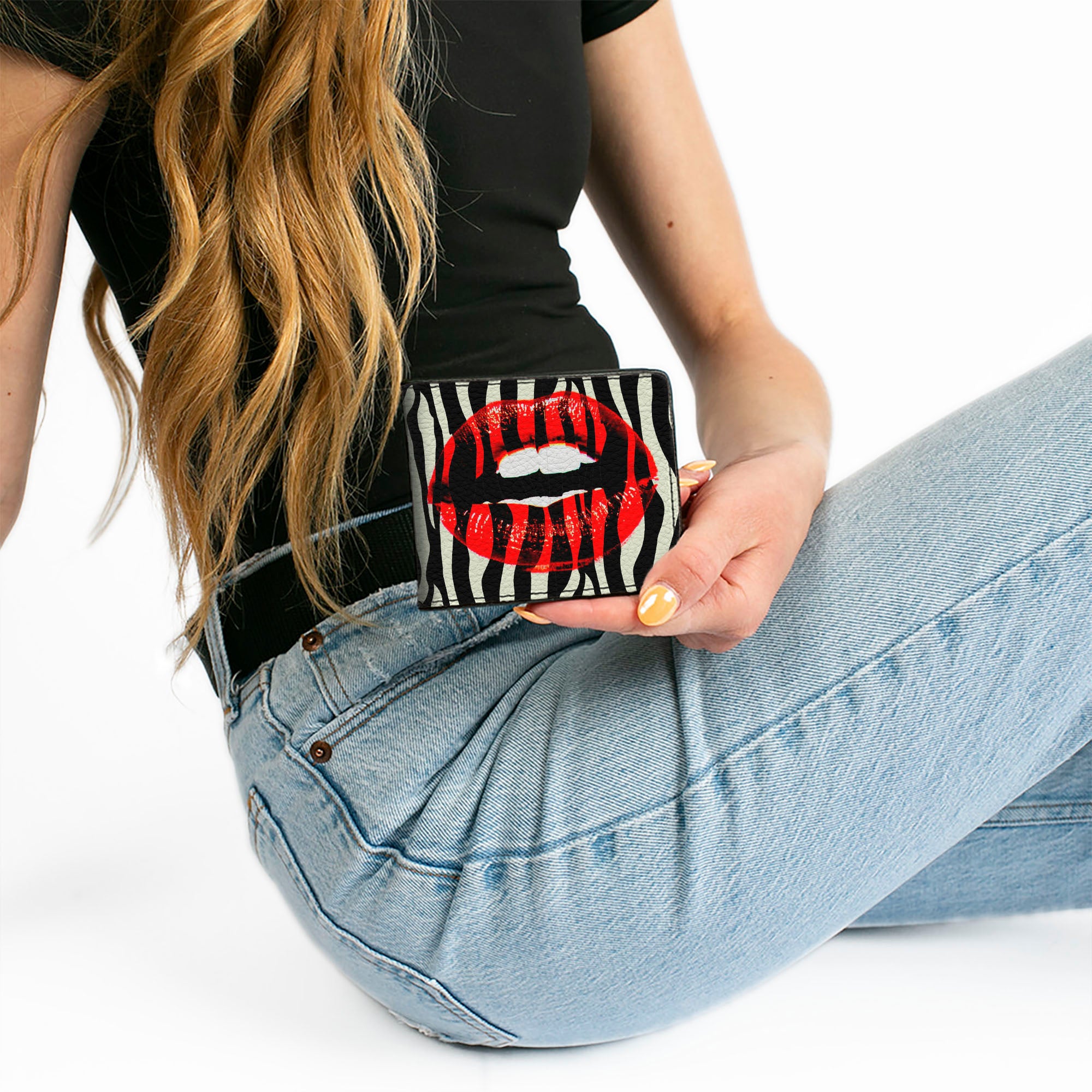 Bi-Fold Wallet - Mouth Zebra Bi-Fold Wallets Buckle-Down