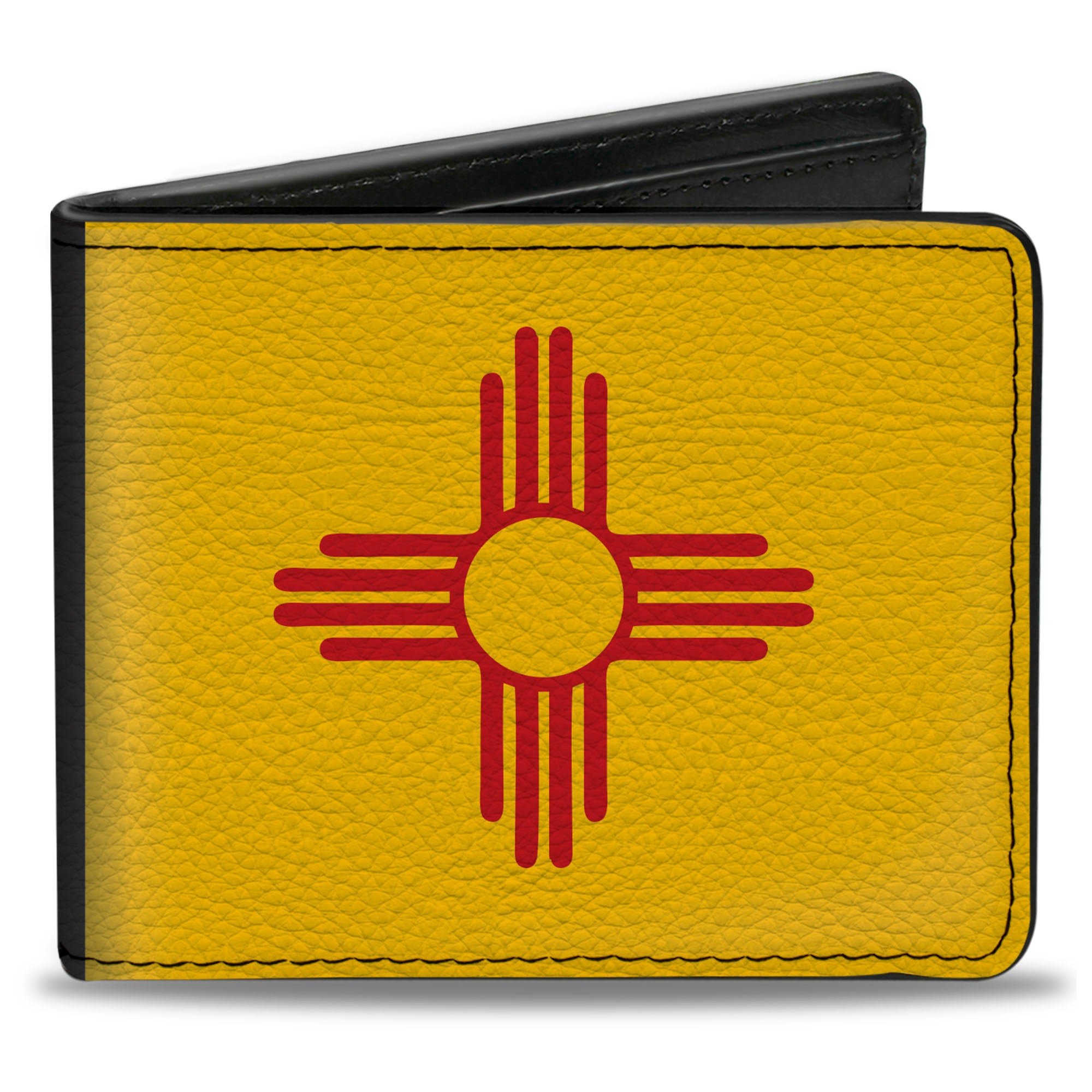 Bi-Fold Wallet - New Mexico Flag Black Bi-Fold Wallets Buckle-Down