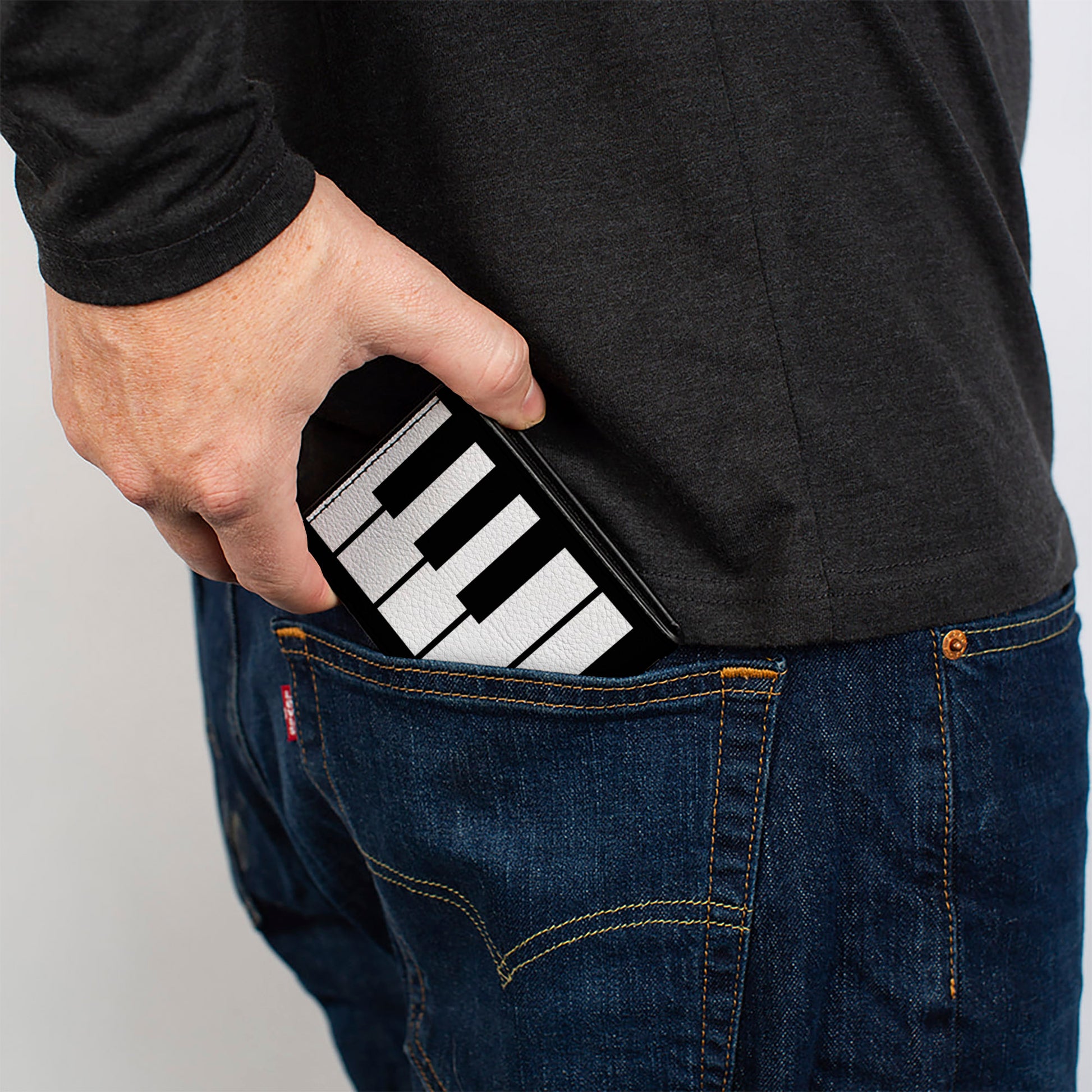 Bi-Fold Wallet - Piano Keys Bi-Fold Wallets Buckle-Down