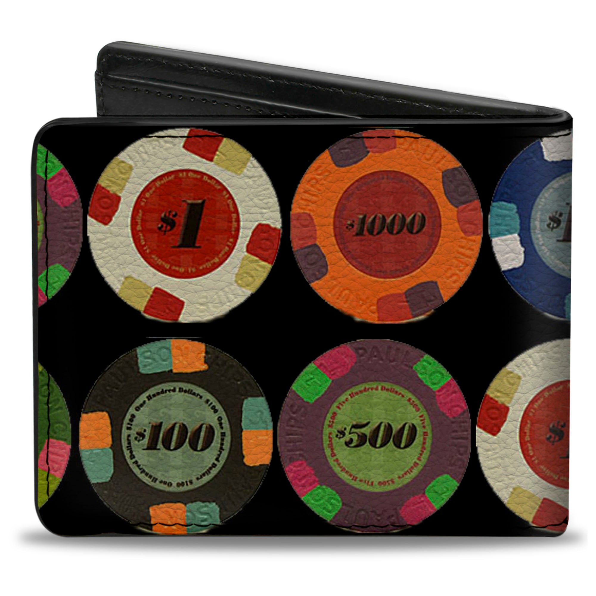 Bi-Fold Wallet - Poker Chips 1 Bi-Fold Wallets Buckle-Down
