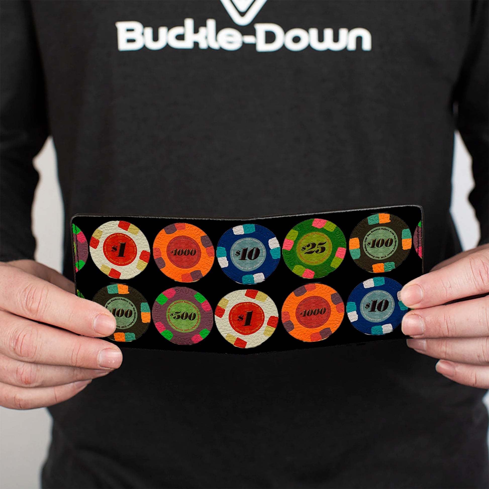 Bi-Fold Wallet - Poker Chips 1 Bi-Fold Wallets Buckle-Down
