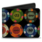 Bi-Fold Wallet - Poker Chips 1 Bi-Fold Wallets Buckle-Down