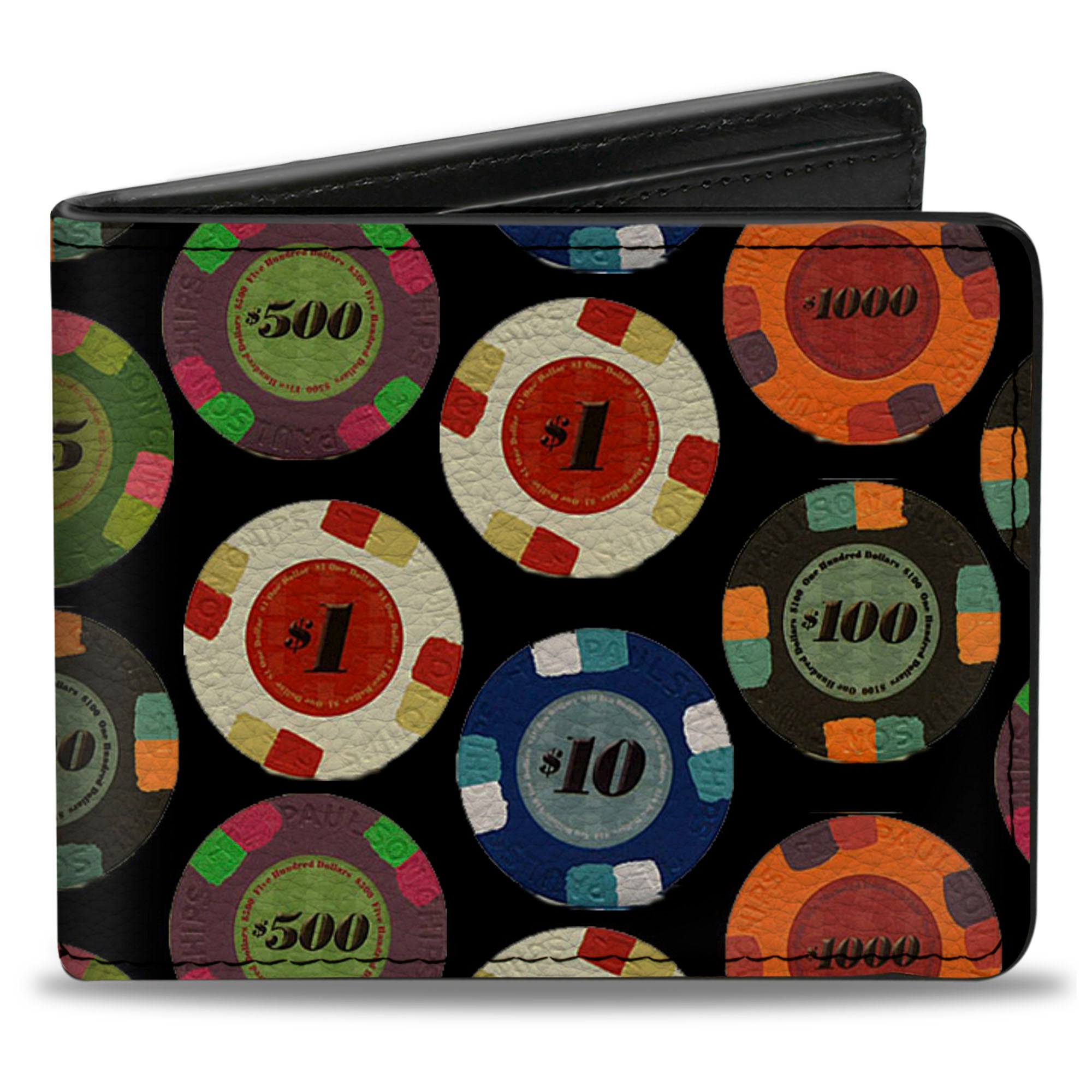 Bi-Fold Wallet - Poker Chips 2