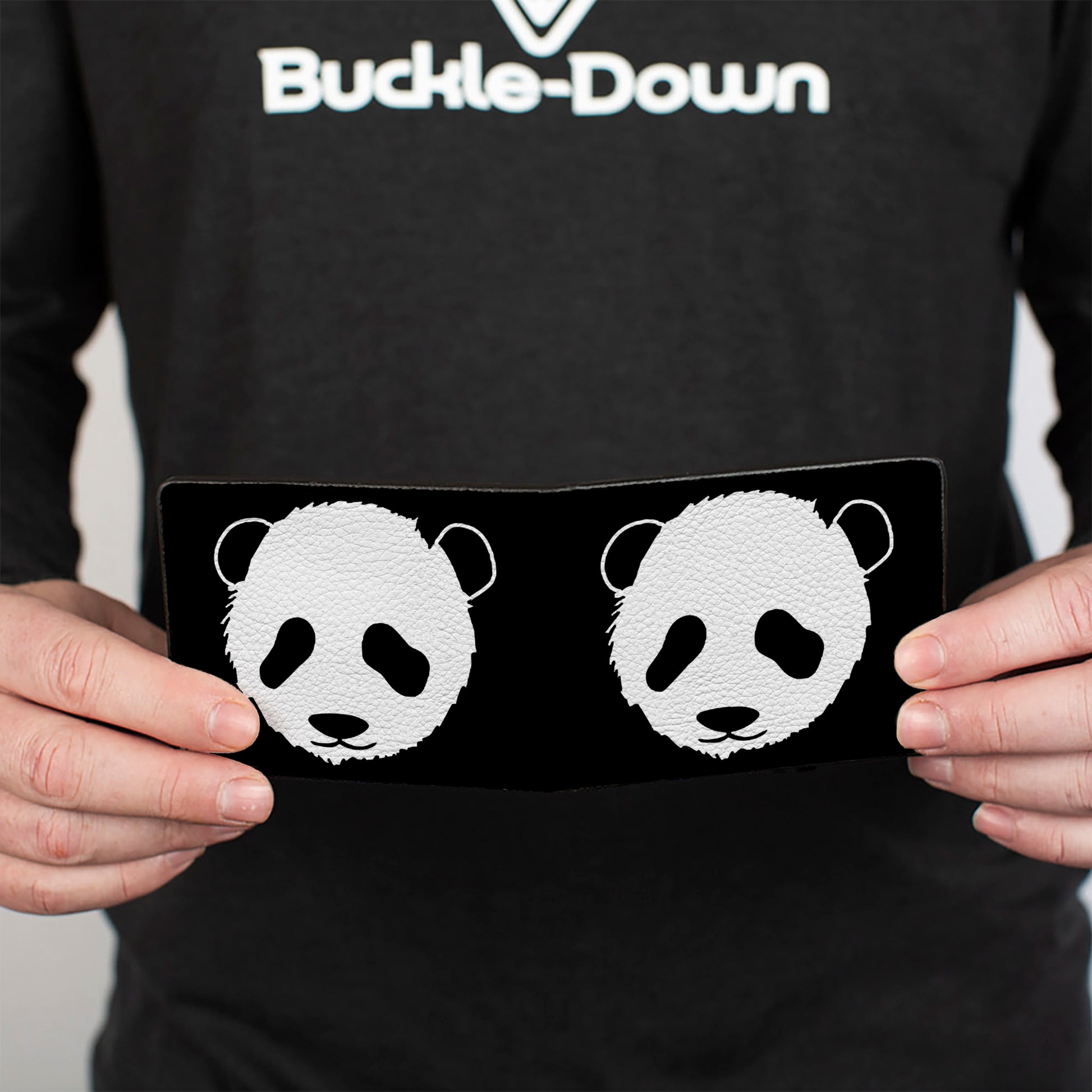 Bi-Fold Wallet - Panda Bear Repeat Bi-Fold Wallets Buckle-Down