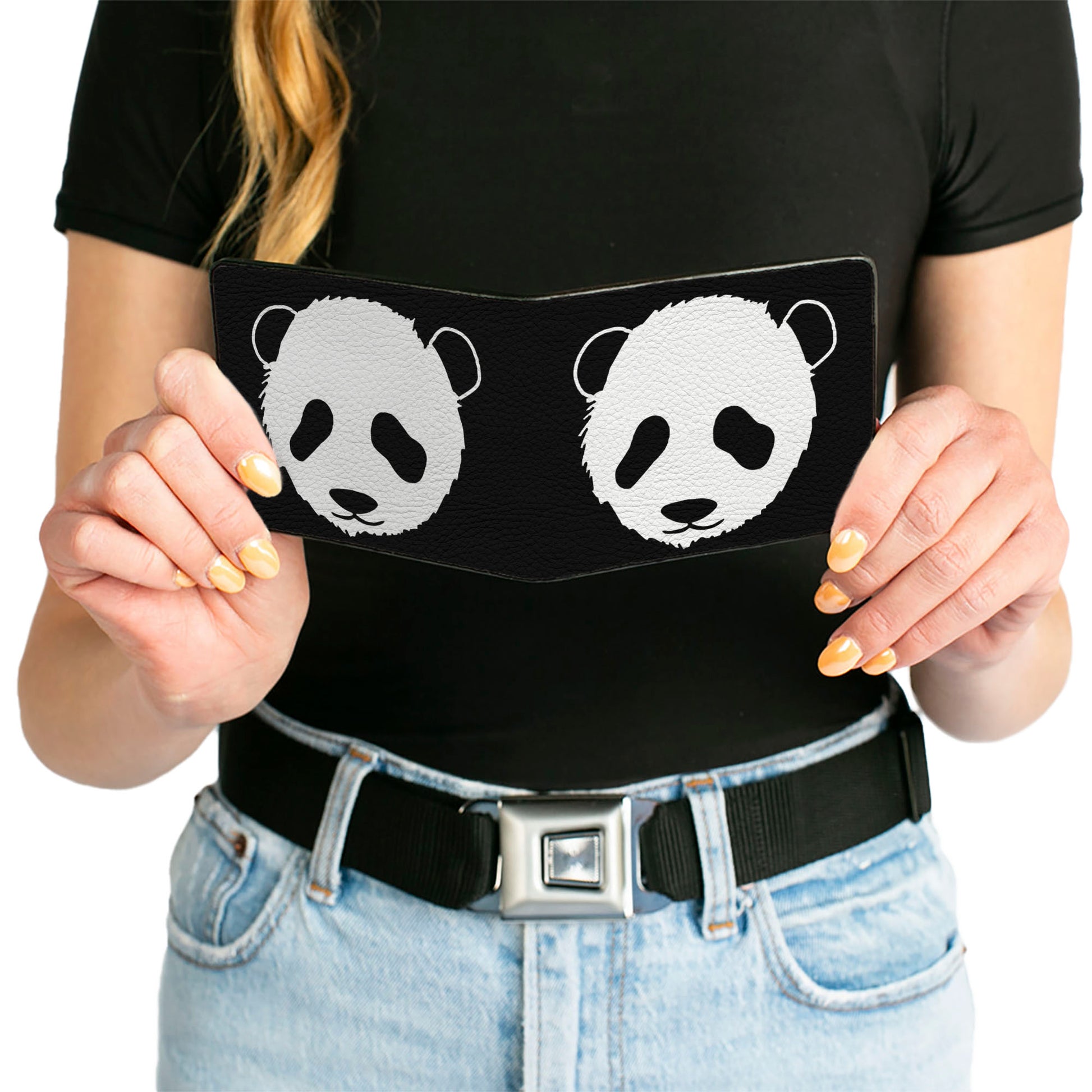 Bi-Fold Wallet - Panda Bear Repeat Bi-Fold Wallets Buckle-Down