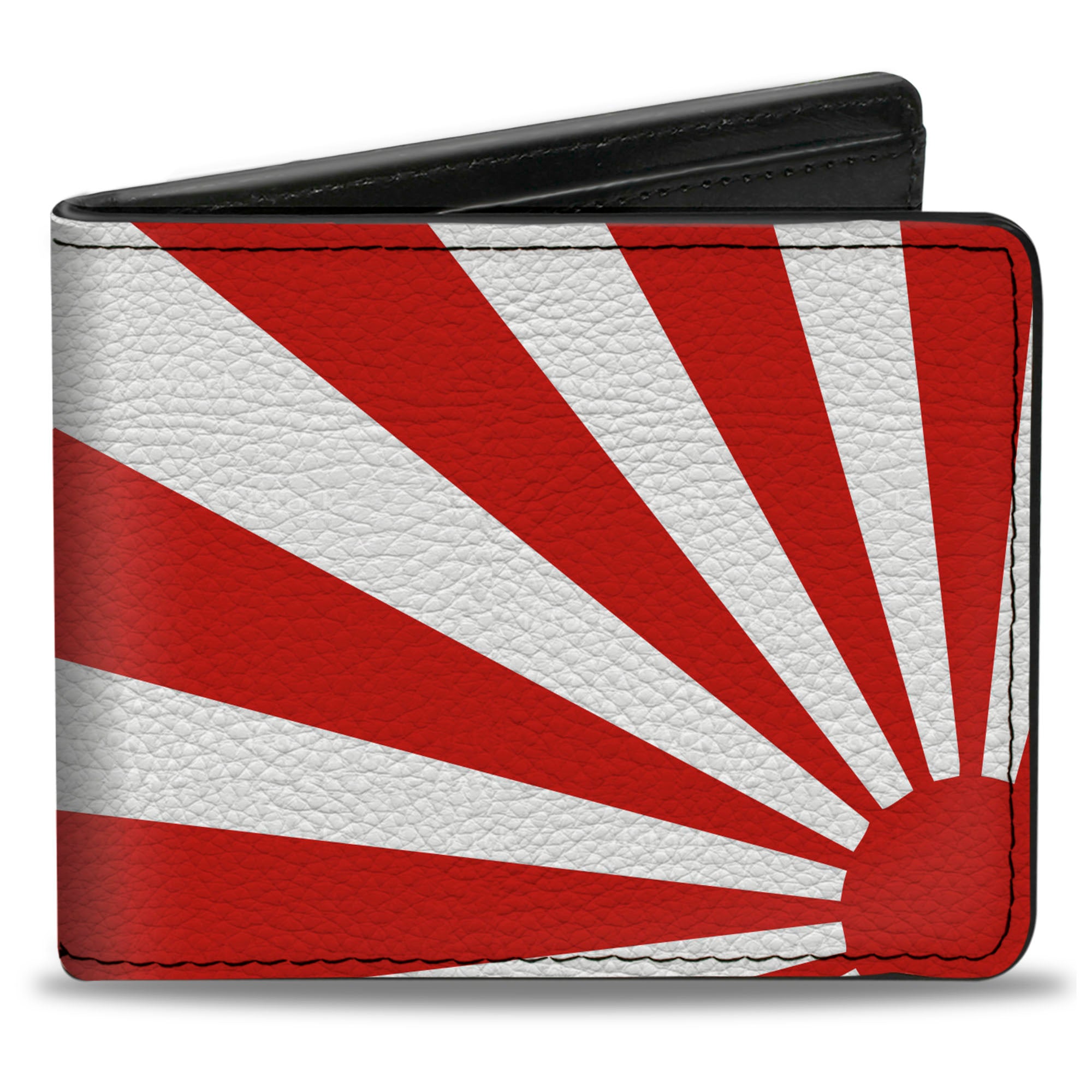 Bi-Fold Wallet - Rising Sun White Red Bi-Fold Wallets Buckle-Down